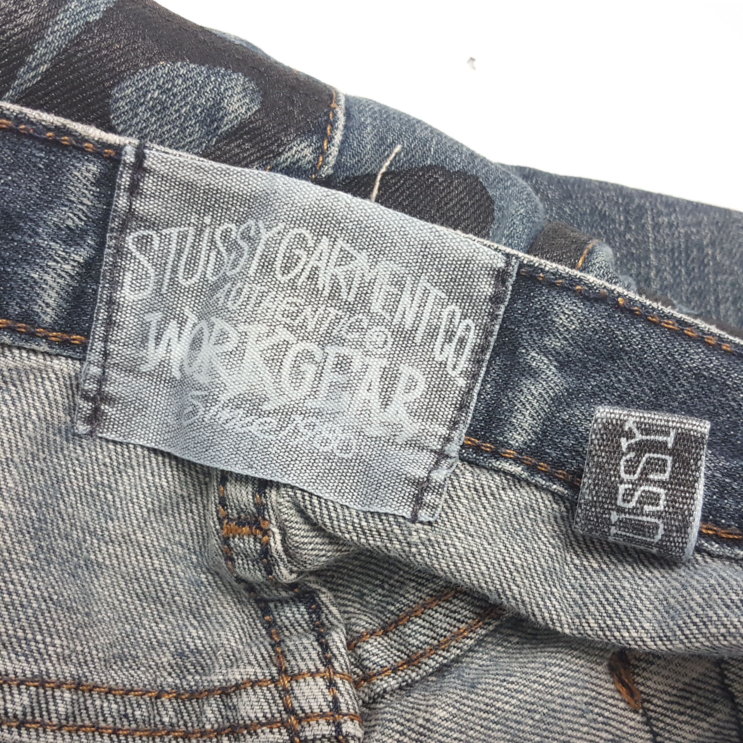Stussy × Vintage Vintage STUSSY Streetwear Custom Logo Style Jeans Pants Size US 33 - 14 Thumbnail
