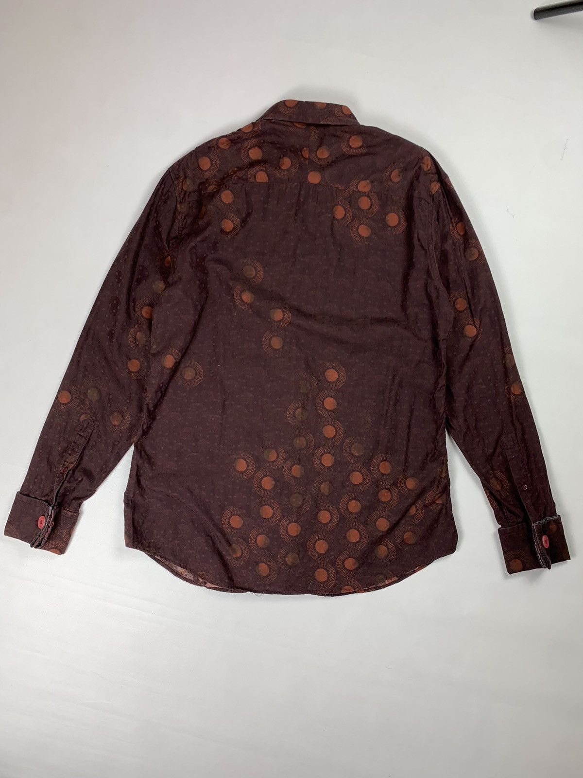 Kenzo Kenzo Homme men’s geometric pattern long sleeve shirt Size US XL / EU 56 / 4 - 5 Thumbnail