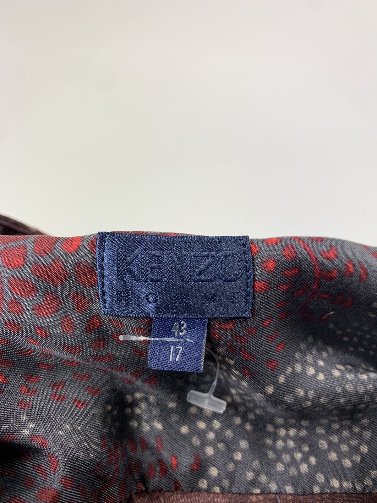 Kenzo Kenzo Homme men’s geometric pattern long sleeve shirt Size US XL / EU 56 / 4 - 8 Thumbnail