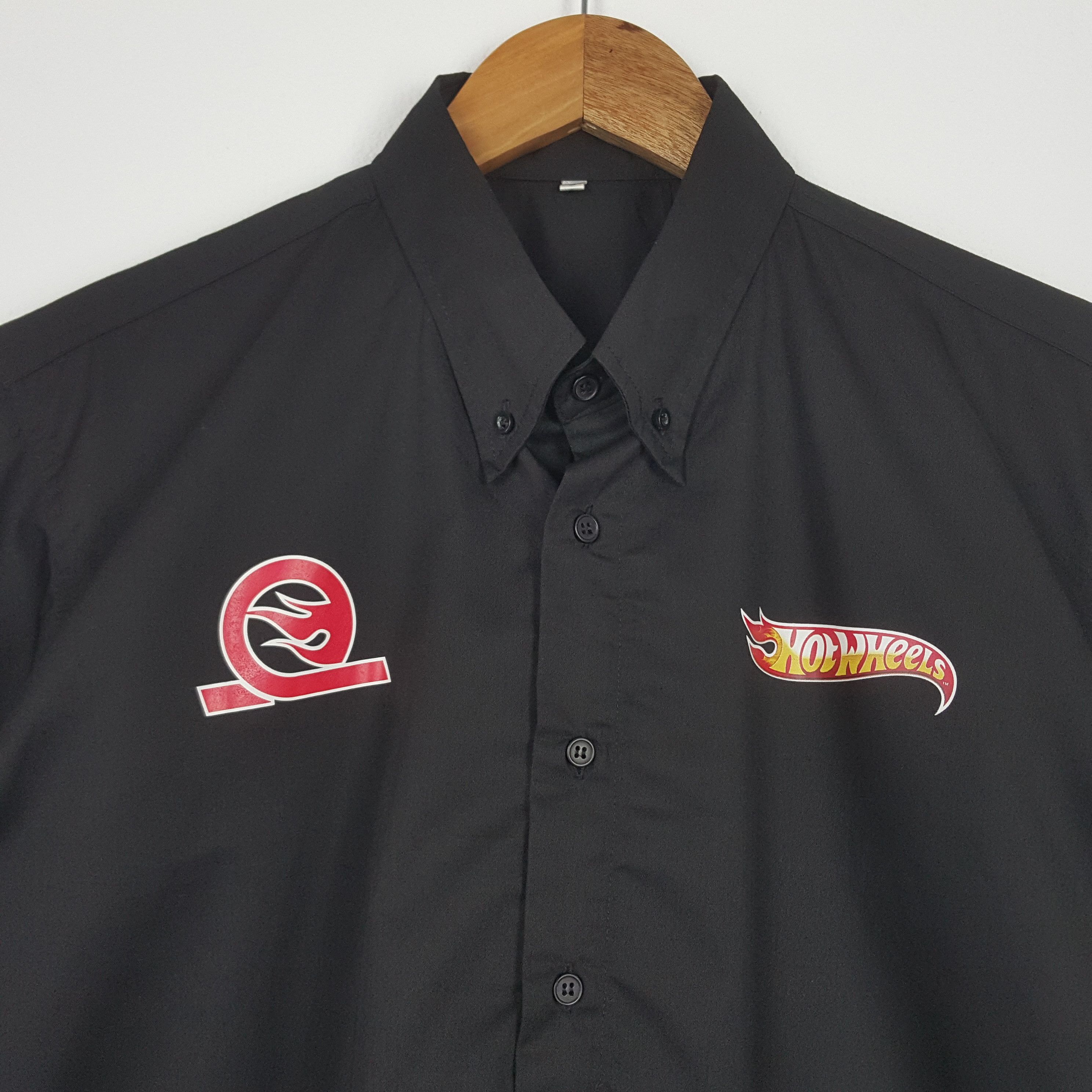Vintage Vintage HOT WHEELS nice design tournament shirt Size US L / EU 52-54 / 3 - 5 Thumbnail