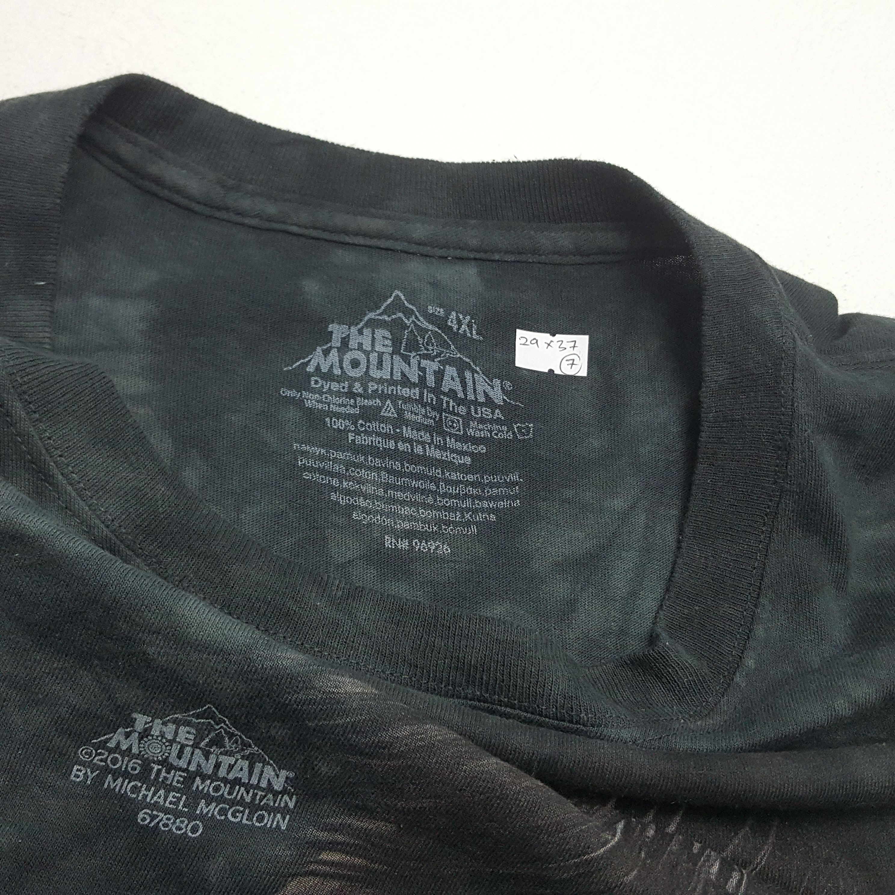 Anime × Vintage Vintage The Mountain Bat Tye Dye Over Size 4XL t-Shirt Size US XXL / EU 58 / 5 - 2 Thumbnail