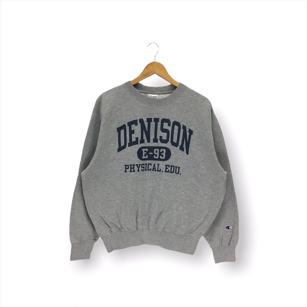 Champion × Vintage Vintage Champion X Denison Physical .Edu Sweatshirt Size US M / EU 48-50 / 2 - 1 Thumbnail