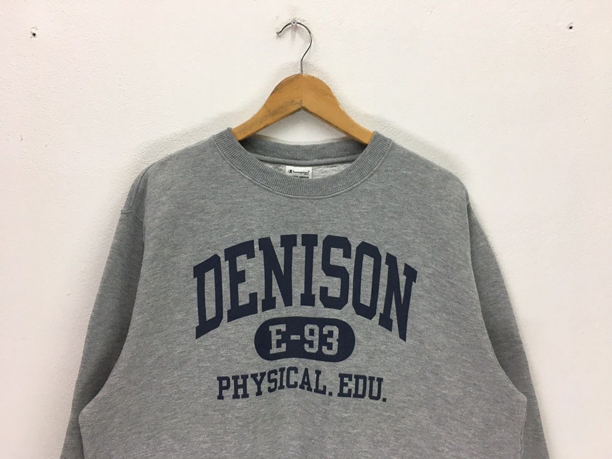 Champion × Vintage Vintage Champion X Denison Physical .Edu Sweatshirt Size US M / EU 48-50 / 2 - 2 Thumbnail