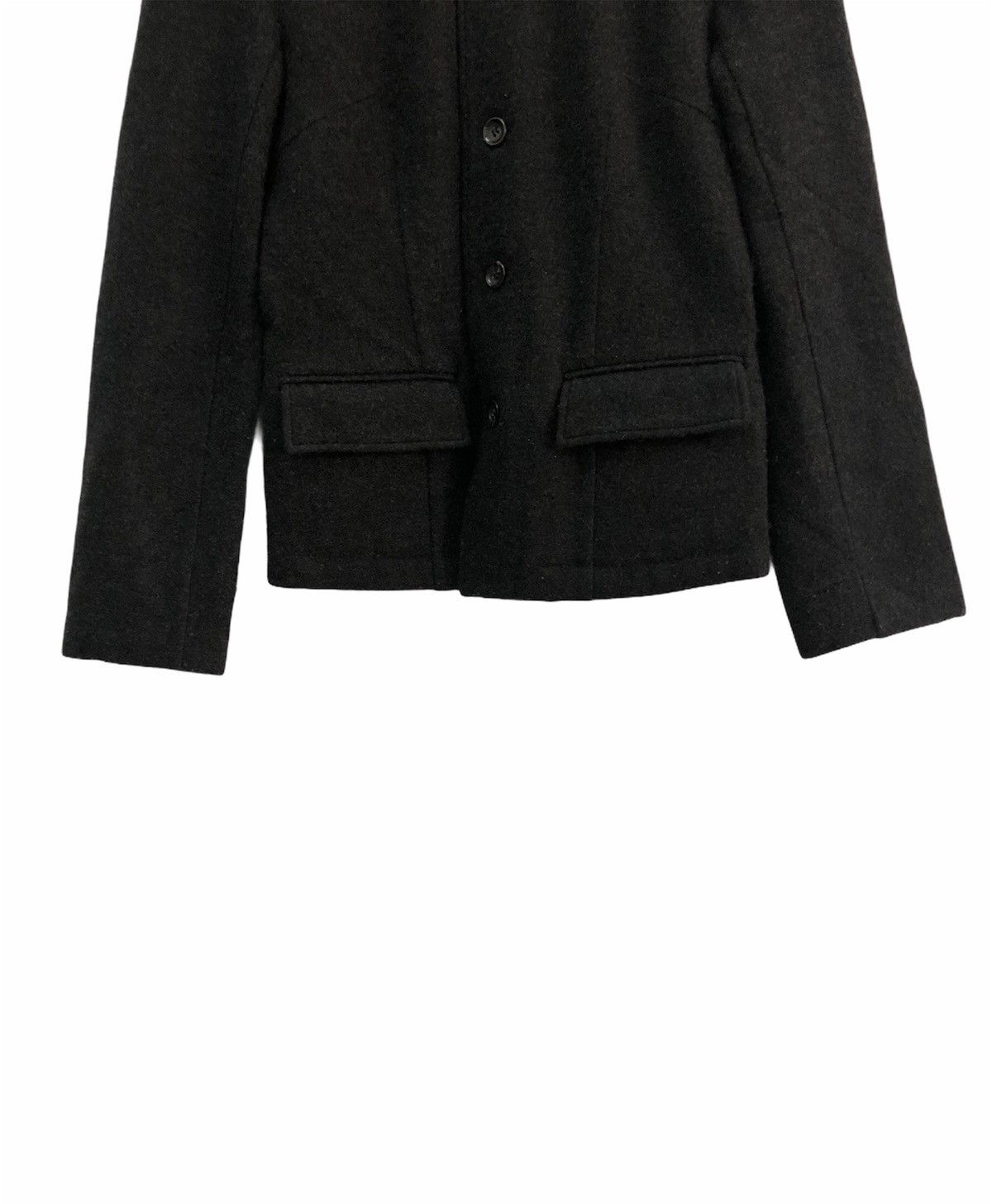 CABANE de ZUCCa ❌NEED GONE❌Cabane De Zucca Issey Miyake Black Wool Jacket Size US XS / EU 42 / 0 - 5 Thumbnail