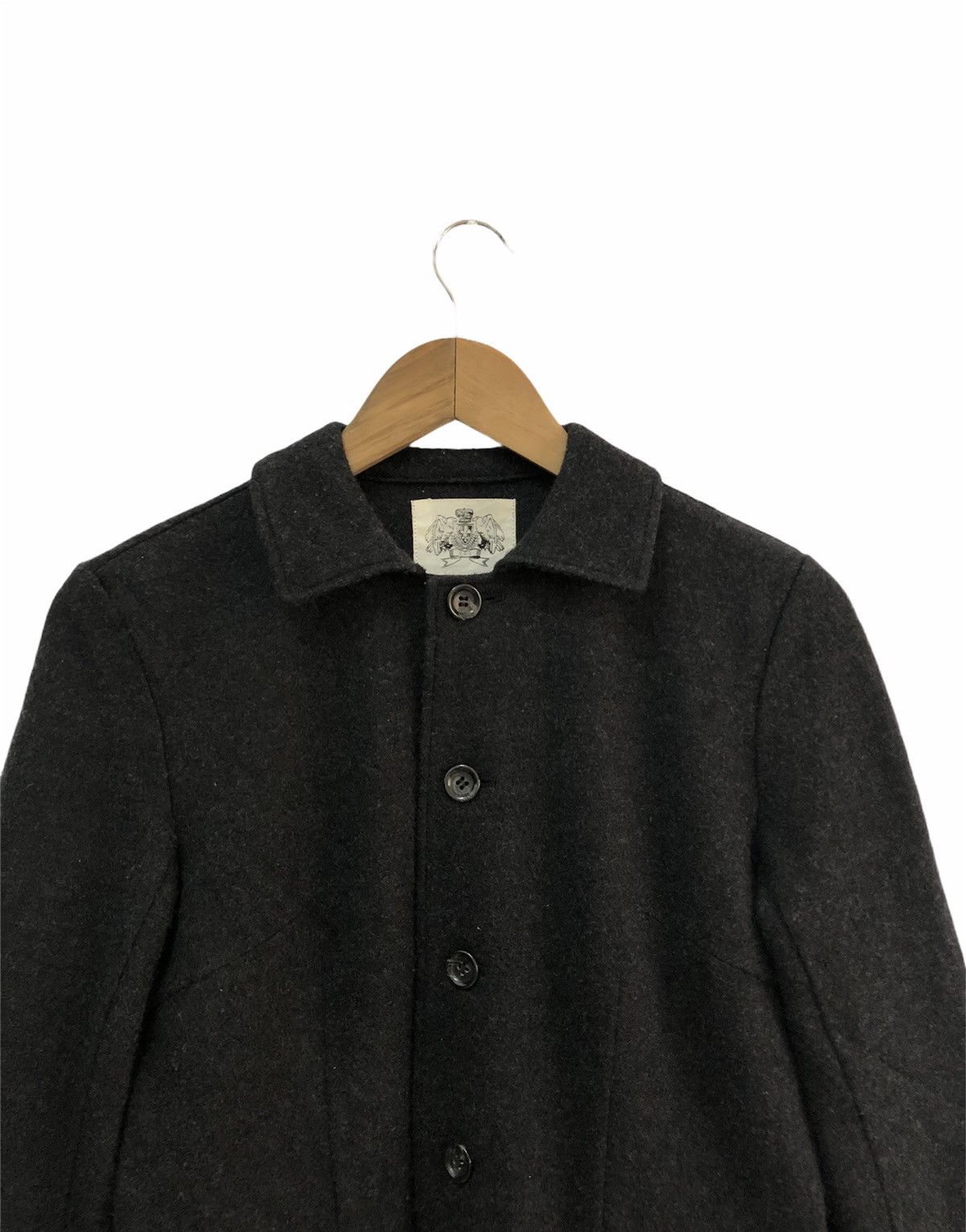 CABANE de ZUCCa ❌NEED GONE❌Cabane De Zucca Issey Miyake Black Wool Jacket Size US XS / EU 42 / 0 - 3 Thumbnail