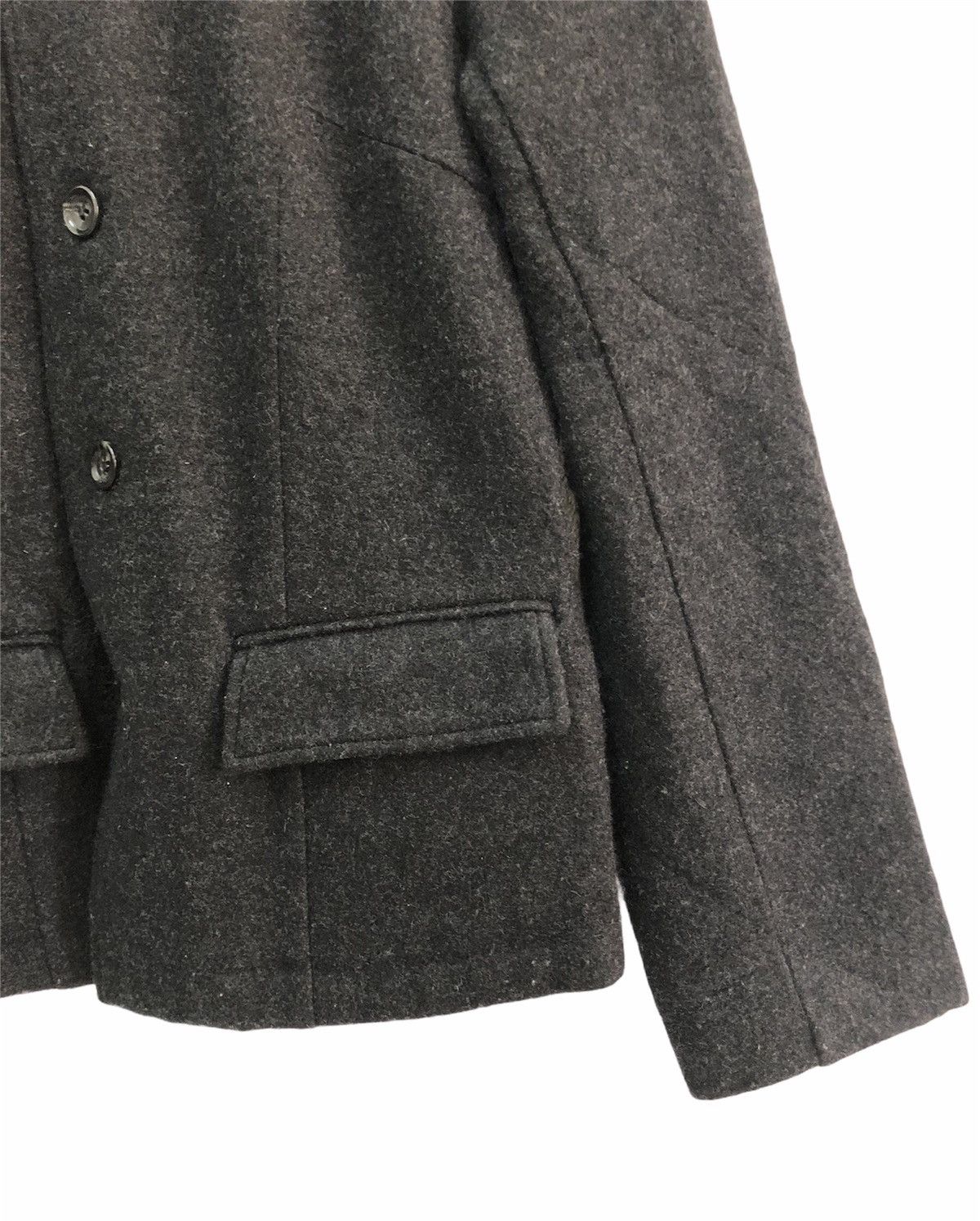 CABANE de ZUCCa ❌NEED GONE❌Cabane De Zucca Issey Miyake Black Wool Jacket Size US XS / EU 42 / 0 - 4 Thumbnail