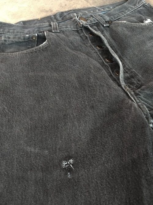 Levi's 90s Vintage Levi's 501 Made In USA Distressed Jeans 31x32 Size US 31 - 7 Thumbnail