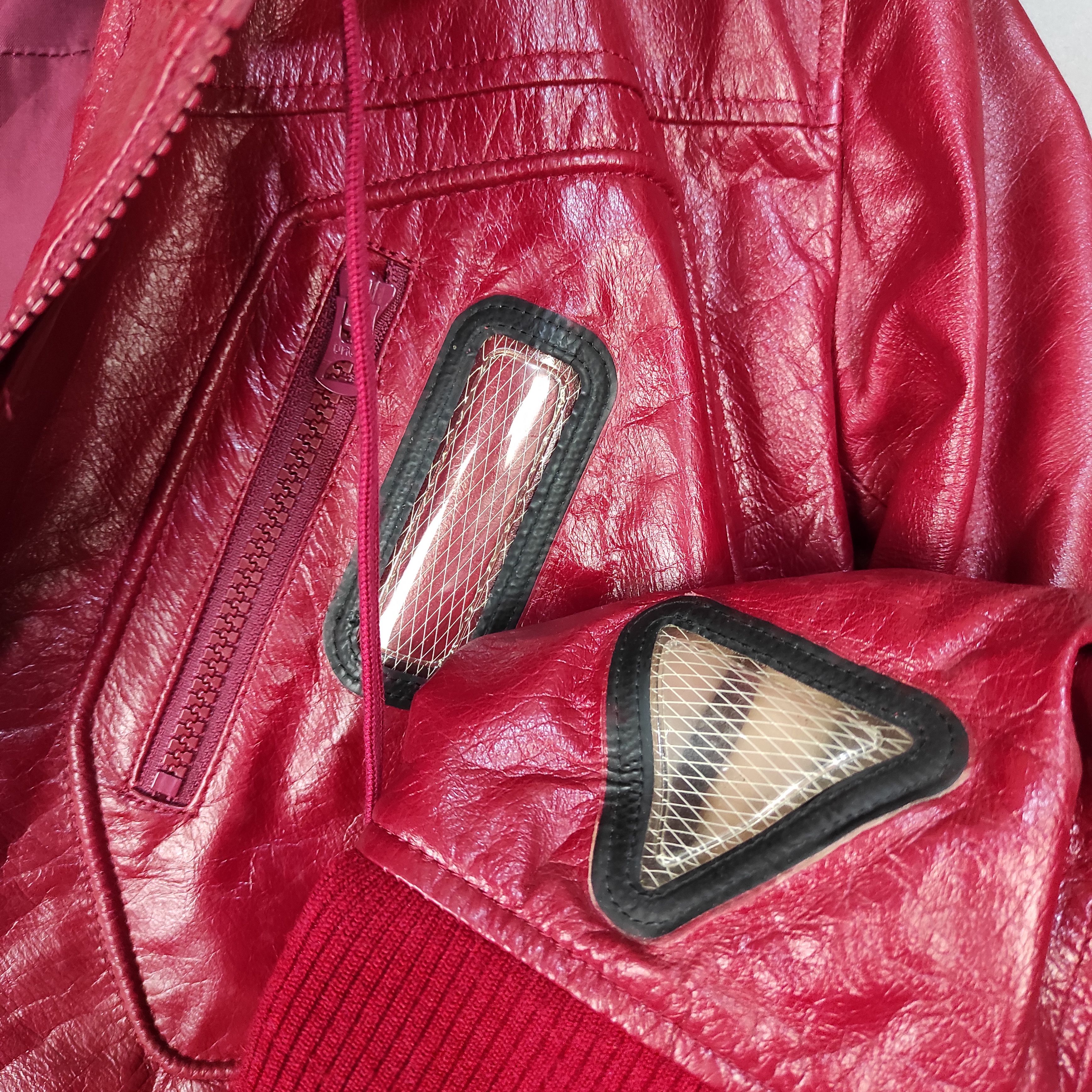 Jun Takahashi × Undercover UNDERCOVER Red Hood Docking Leather Riders Multi Pocket Size US XL / EU 56 / 4 - 4 Thumbnail