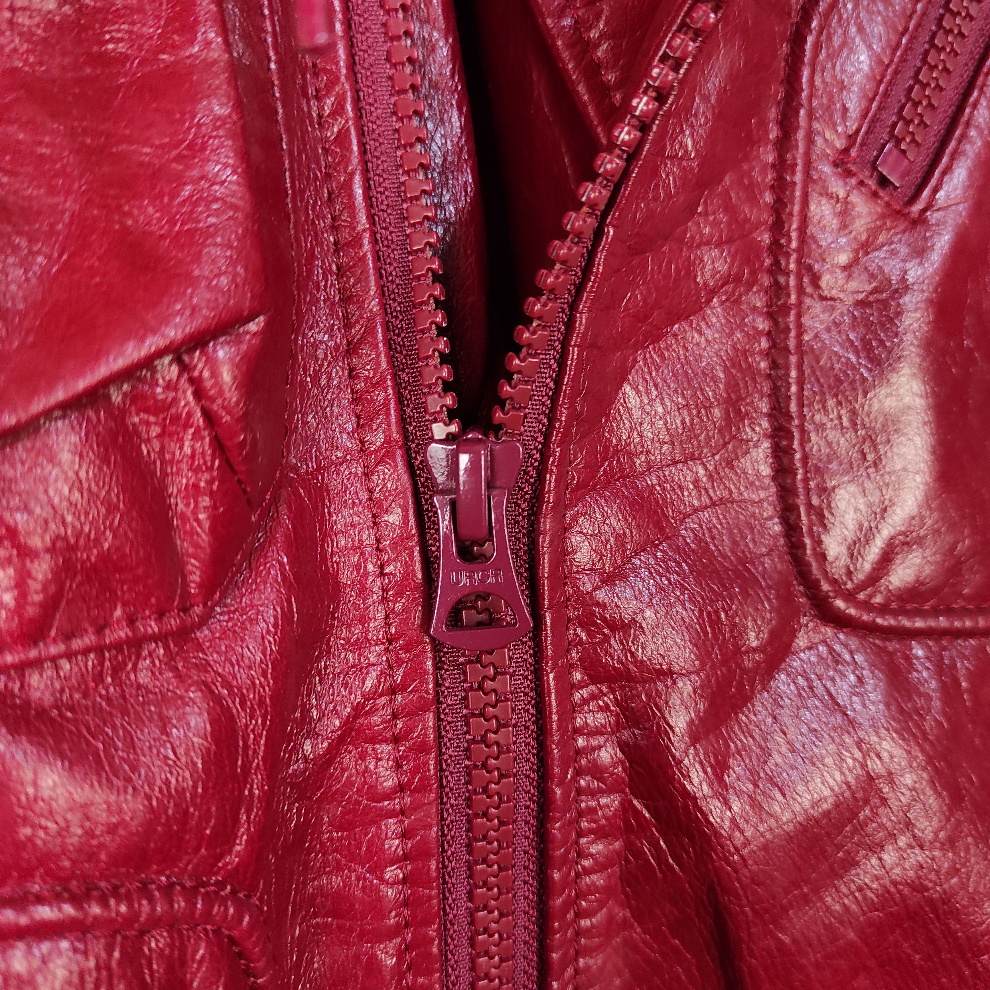 Jun Takahashi × Undercover UNDERCOVER Red Hood Docking Leather Riders Multi Pocket Size US XL / EU 56 / 4 - 3 Thumbnail