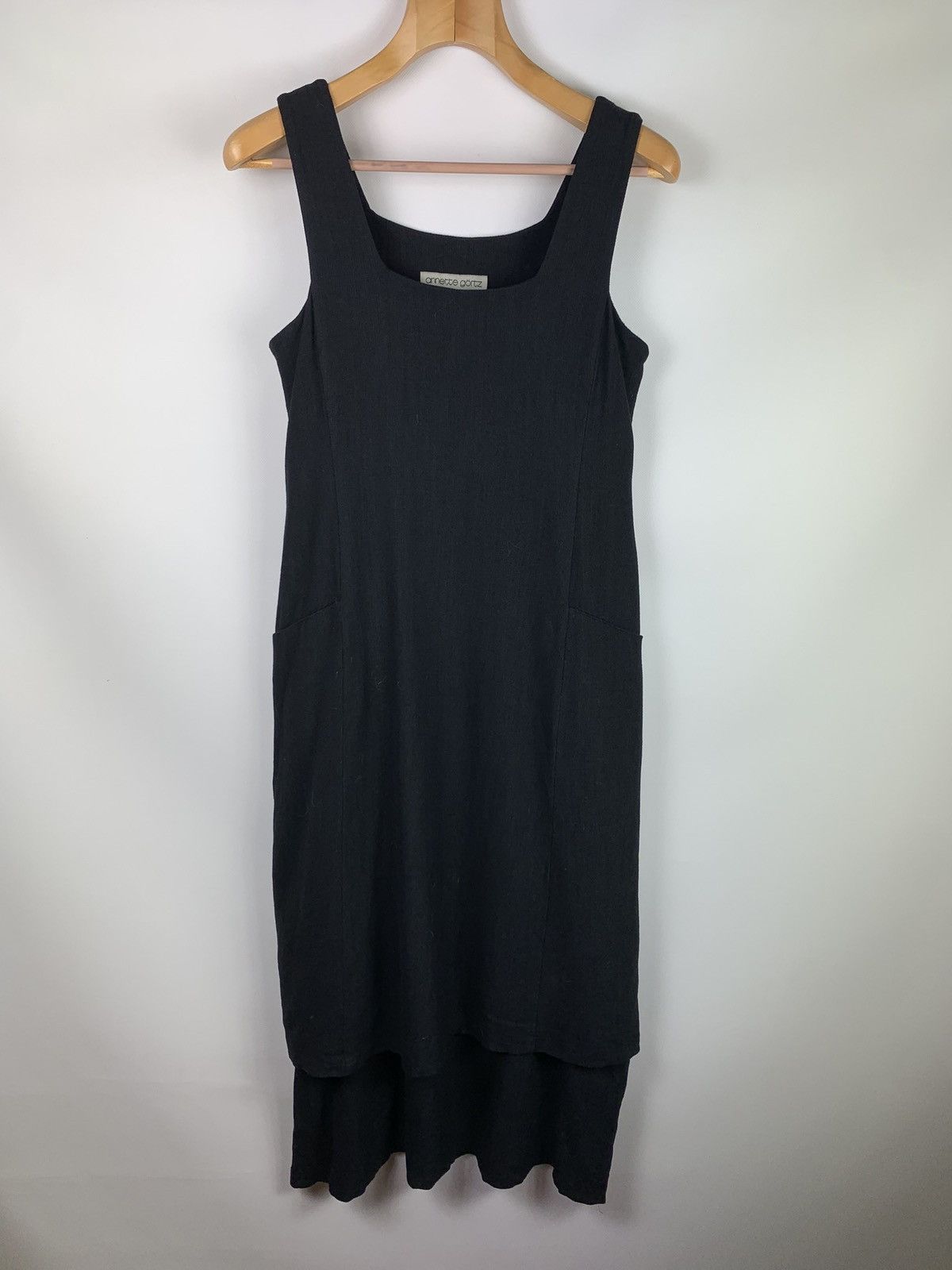 Annette Gortz Annette Gortz women’s sleeveless Avant-garde maxi dress wool Size M / US 6-8 / IT 42-44 - 1 Thumbnail