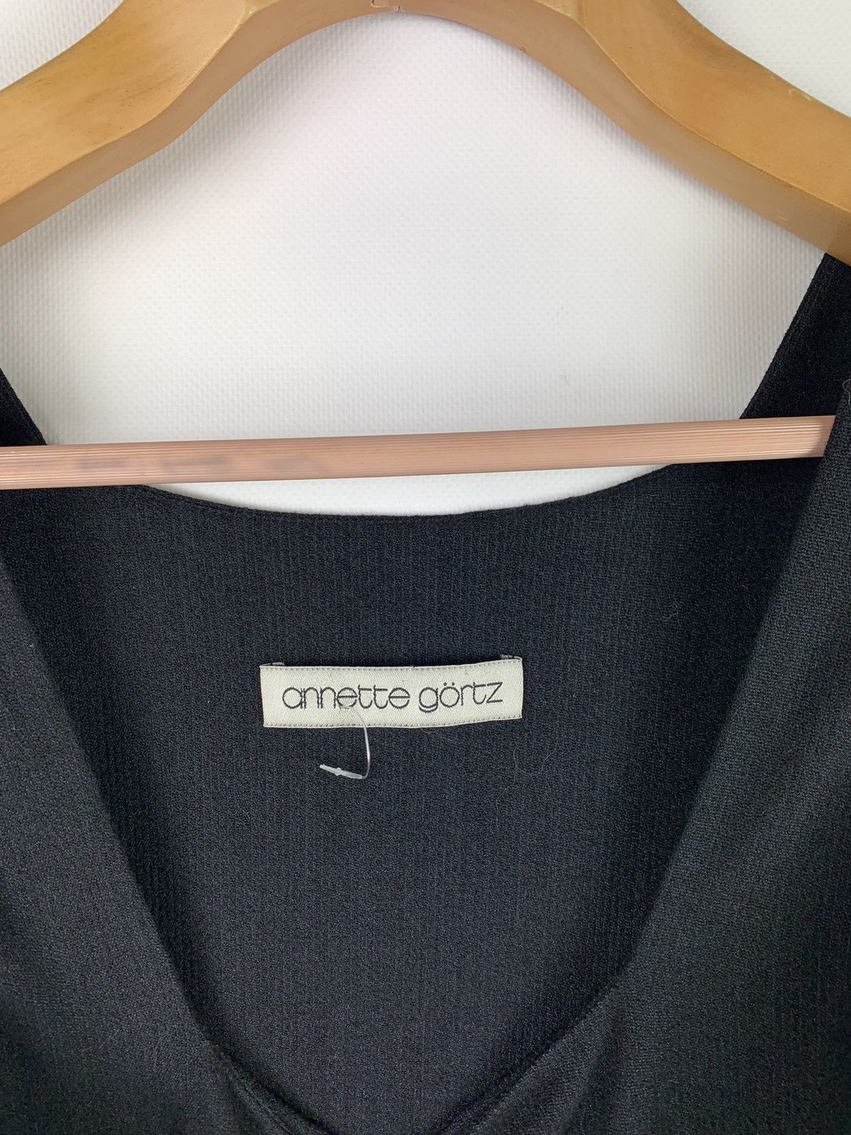 Annette Gortz Annette Gortz women’s sleeveless Avant-garde maxi dress wool Size M / US 6-8 / IT 42-44 - 7 Thumbnail