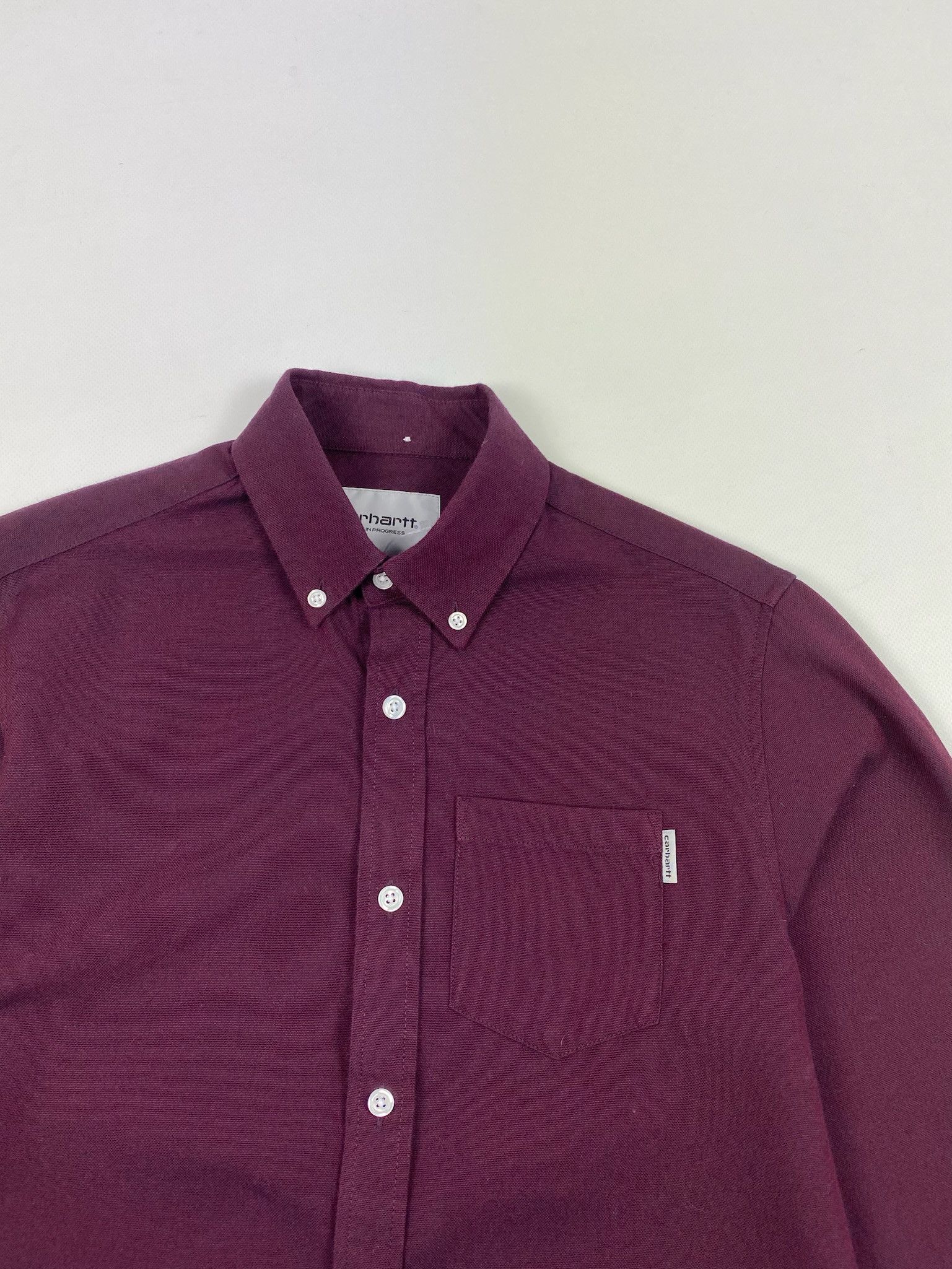 Carhartt Carhartt WIP L/S Dalton Shirt size Xs burgundy Size US XS / EU 42 / 0 - 3 Thumbnail