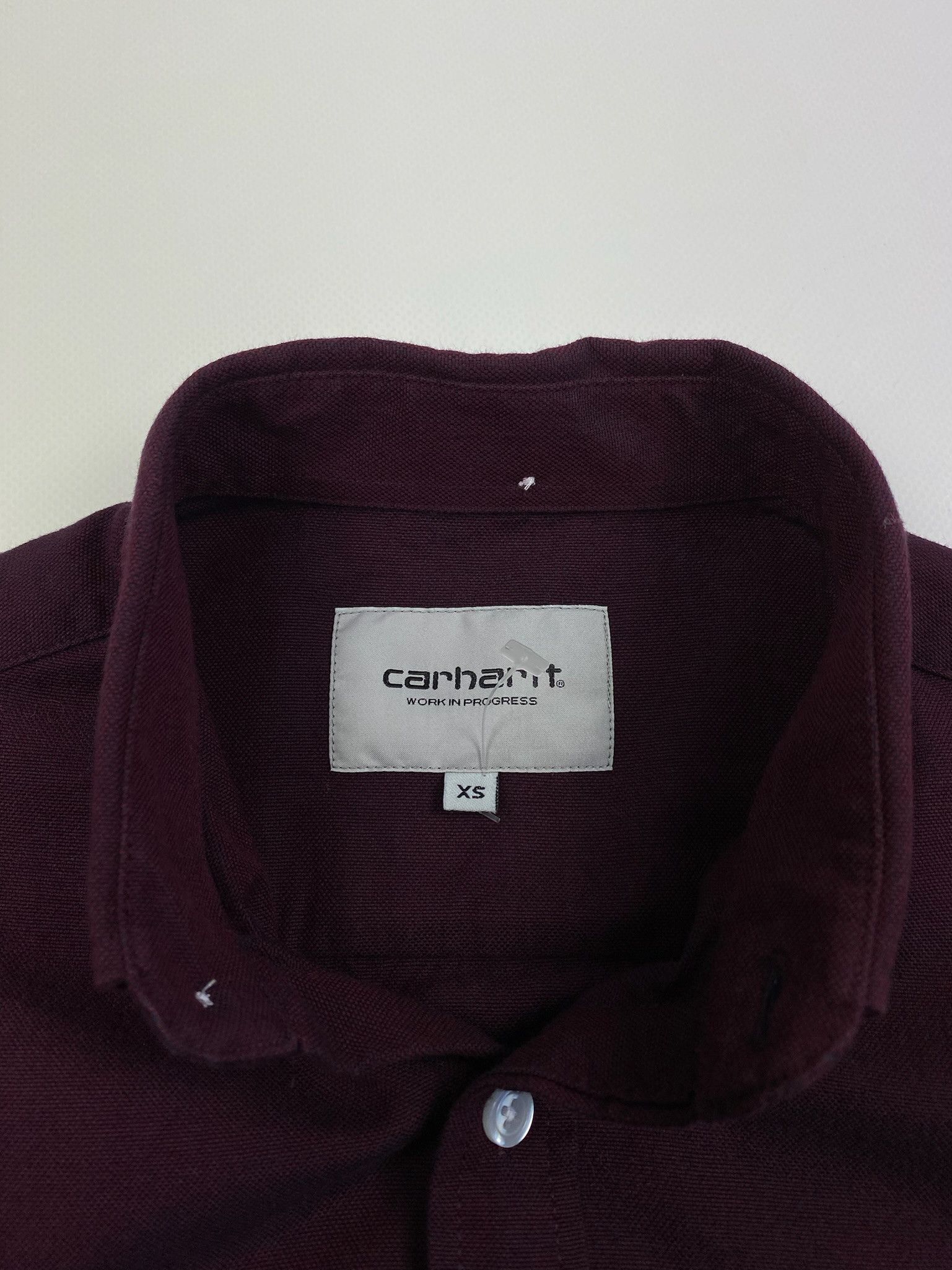Carhartt Carhartt WIP L/S Dalton Shirt size Xs burgundy Size US XS / EU 42 / 0 - 7 Thumbnail