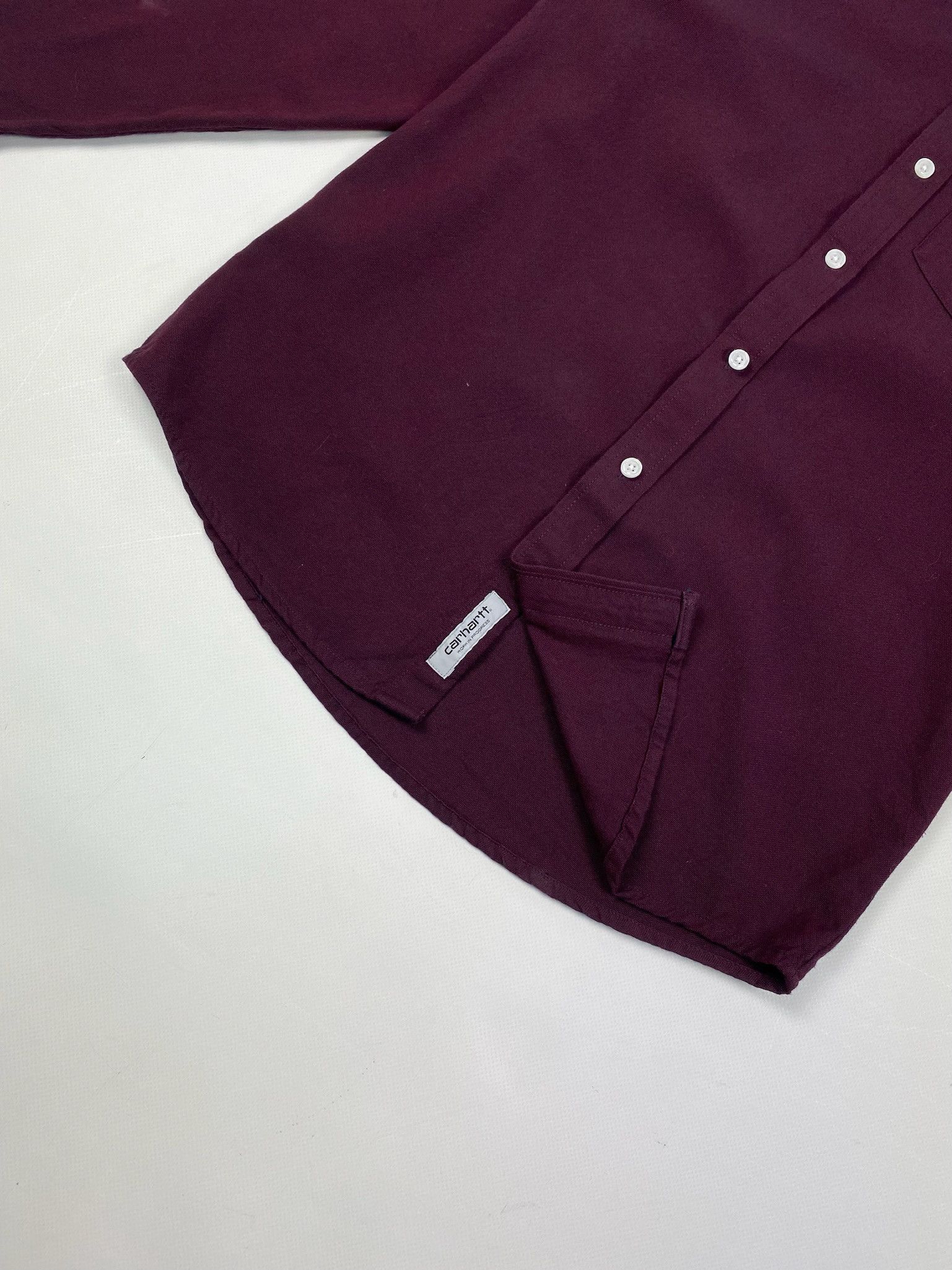 Carhartt Carhartt WIP L/S Dalton Shirt size Xs burgundy Size US XS / EU 42 / 0 - 4 Thumbnail