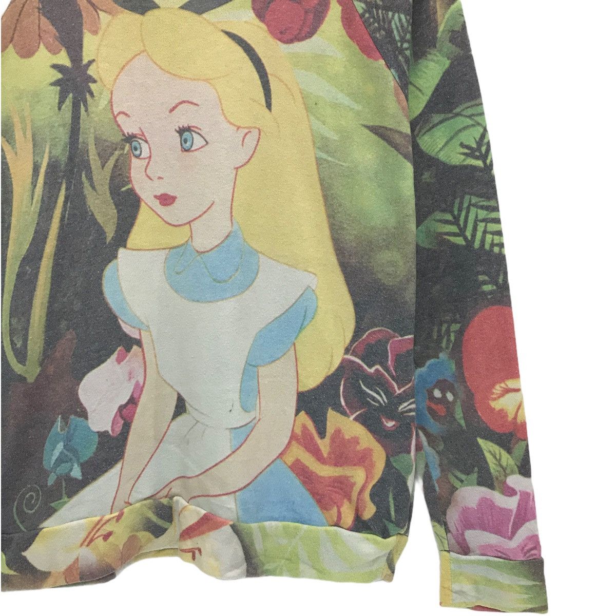 Cartoon Network × Disney × Vintage Vintage Alice in Wonderland Sweatshirt Pullover Jumper Size S / US 4 / IT 40 - 4 Thumbnail