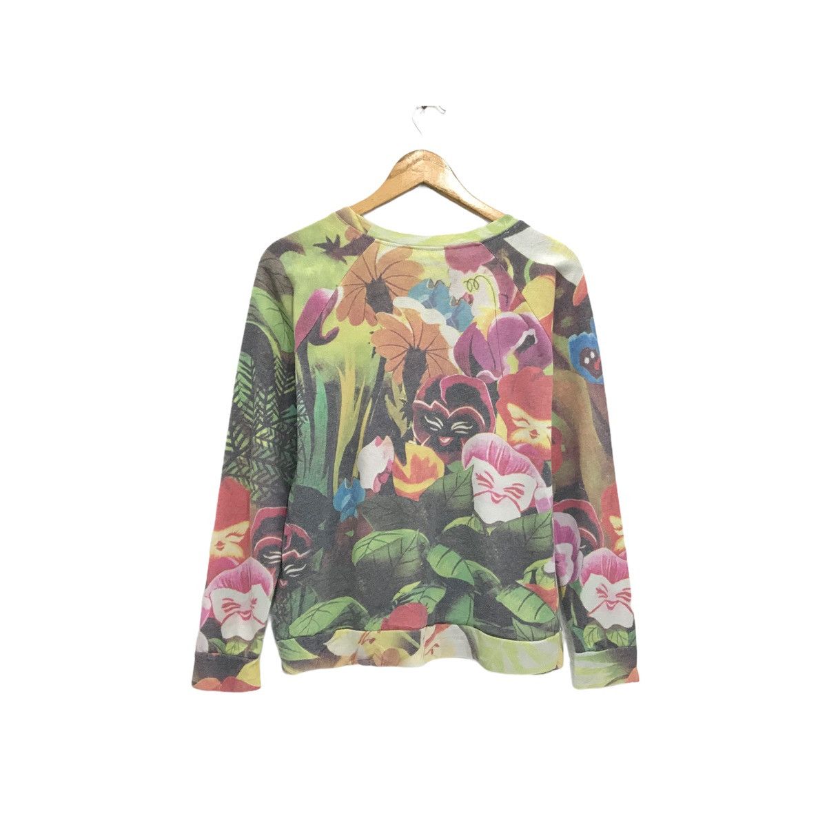 Cartoon Network × Disney × Vintage Vintage Alice in Wonderland Sweatshirt Pullover Jumper Size S / US 4 / IT 40 - 2 Thumbnail