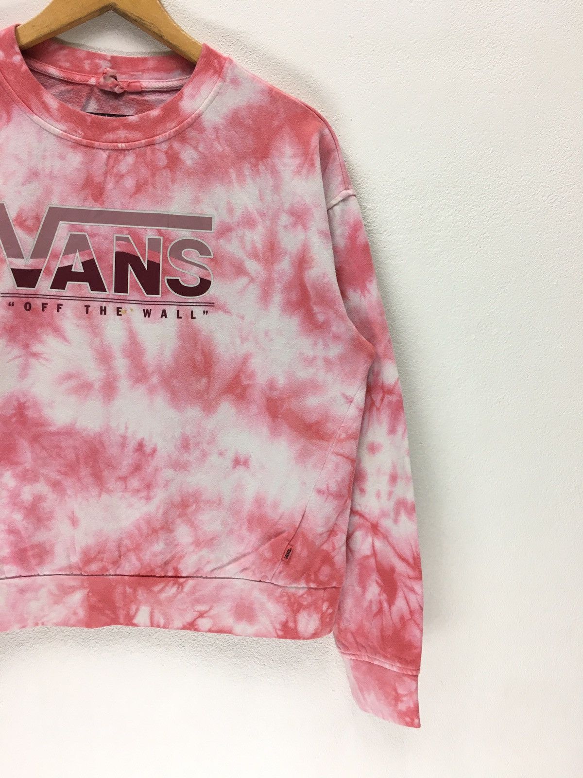 Vans × Vintage Vintage Vans Of The Wall Tie Dye Sweatshirt Size S / US 4 / IT 40 - 4 Thumbnail