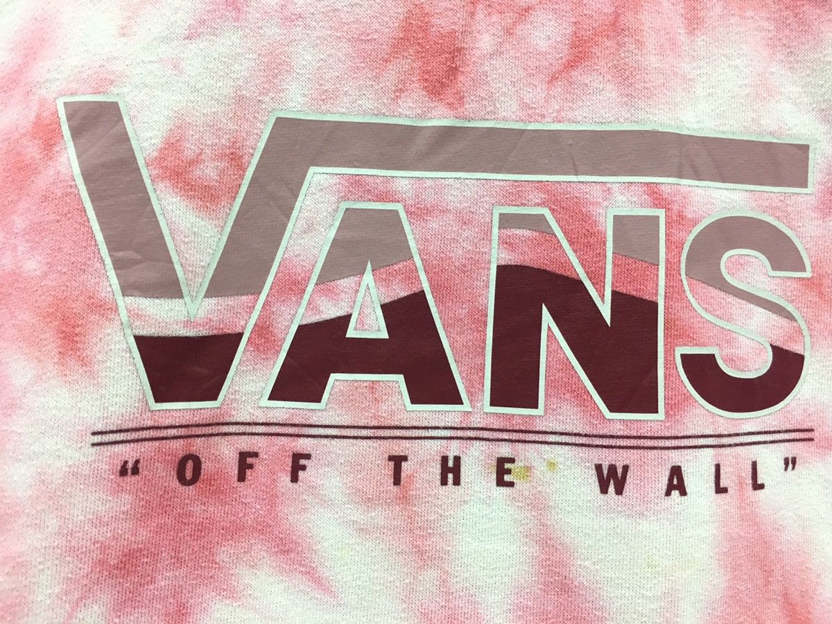 Vans × Vintage Vintage Vans Of The Wall Tie Dye Sweatshirt Size S / US 4 / IT 40 - 3 Thumbnail