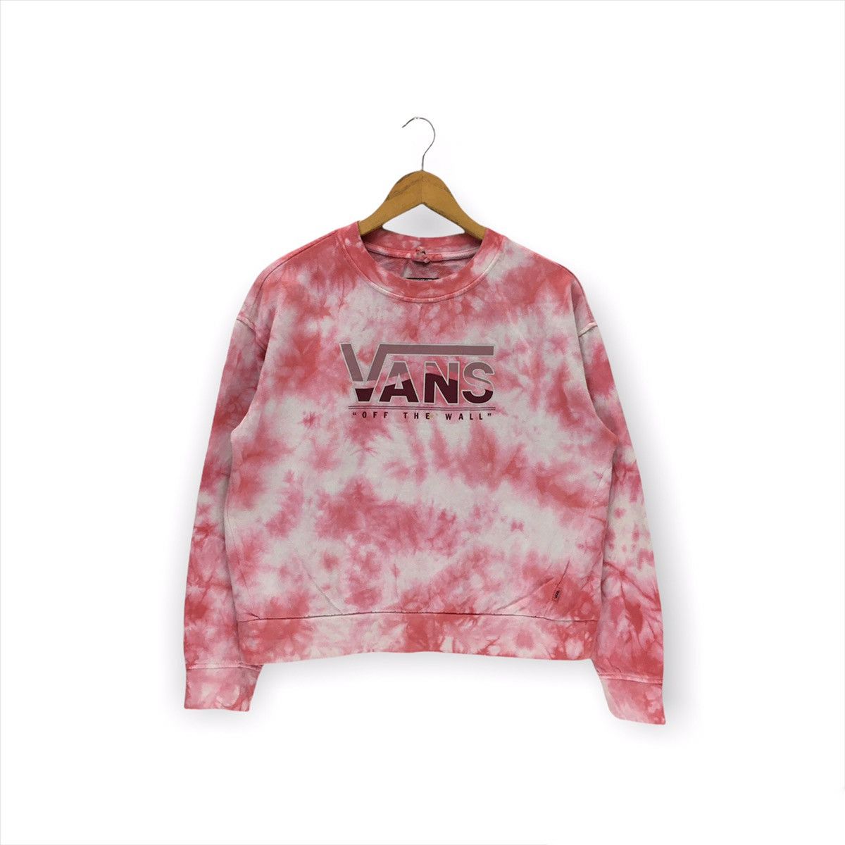 Vans × Vintage Vintage Vans Of The Wall Tie Dye Sweatshirt Size S / US 4 / IT 40 - 1 Thumbnail