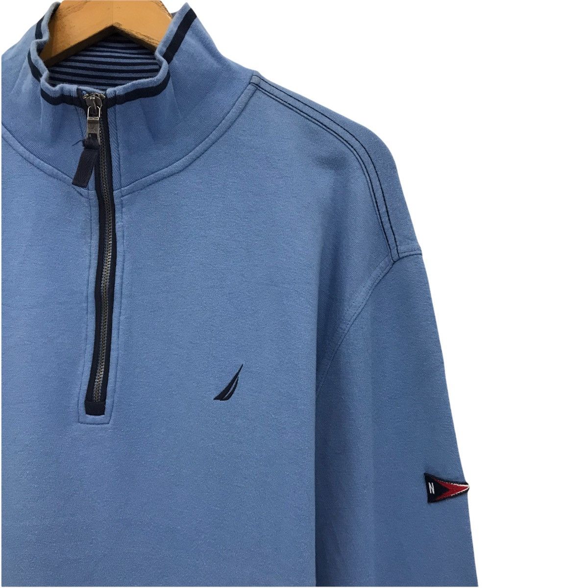 Nautica × Vintage Vintage Nautica Small Logo Sweatshirt Size US L / EU 52-54 / 3 - 4 Thumbnail
