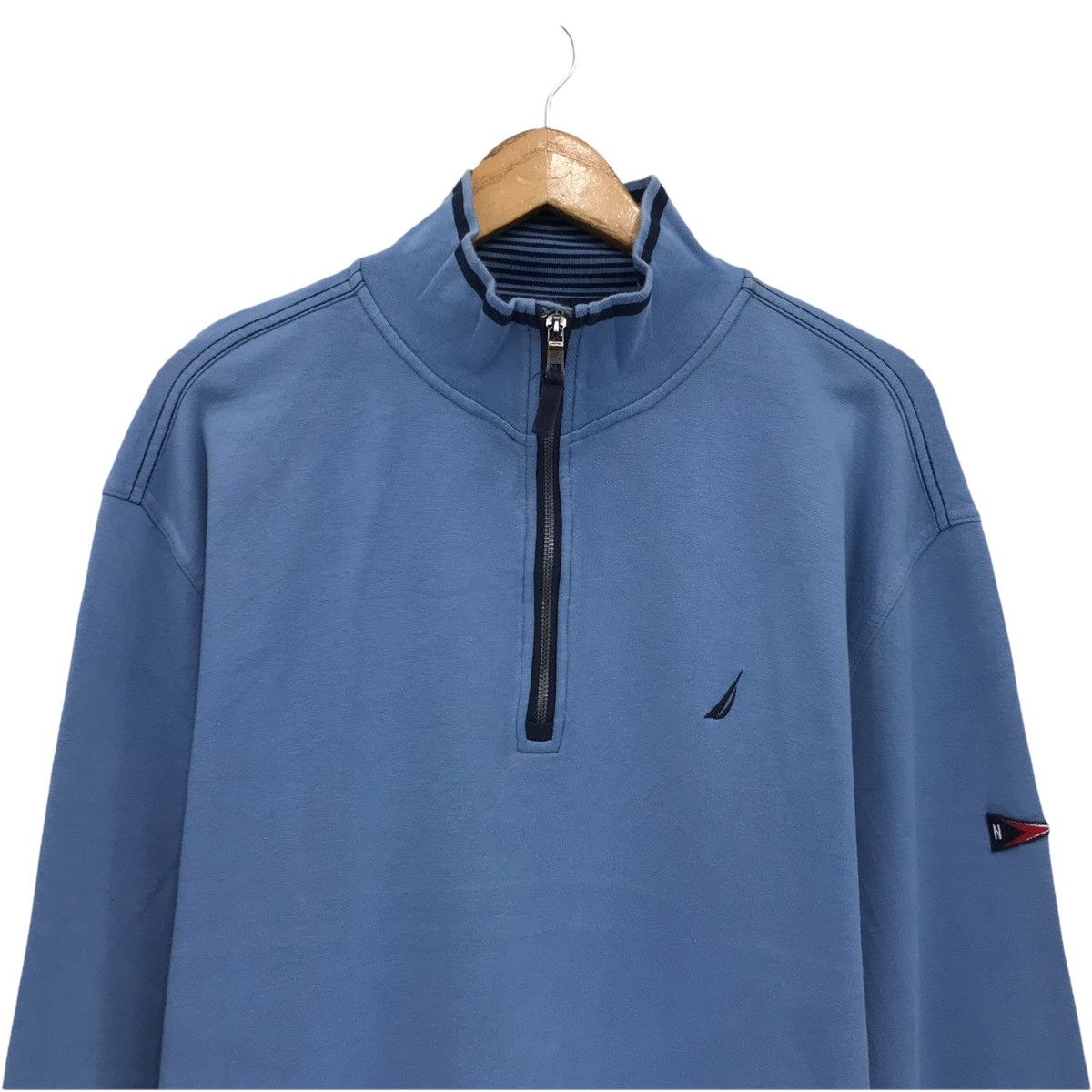 Nautica × Vintage Vintage Nautica Small Logo Sweatshirt Size US L / EU 52-54 / 3 - 2 Thumbnail