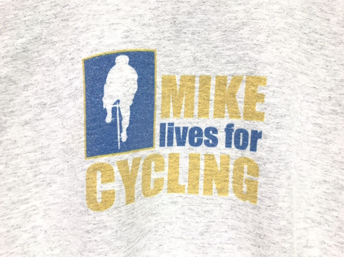 Hanes × Sports Specialties × Vintage Vintage Mike Lives For Cycling Sweatshirt Size US XL / EU 56 / 4 - 3 Thumbnail