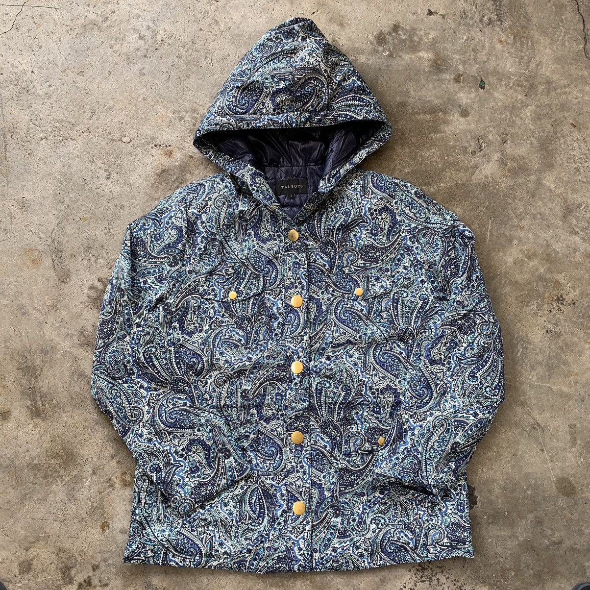 Japanese Brand Talbots Paisley button hoodie light jacket Size L / US 10 / IT 46 - 9 Thumbnail