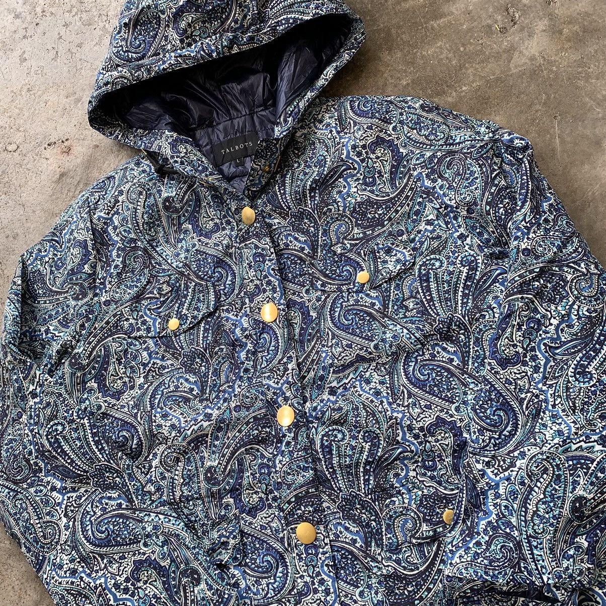 Japanese Brand Talbots Paisley button hoodie light jacket Size L / US 10 / IT 46 - 11 Thumbnail