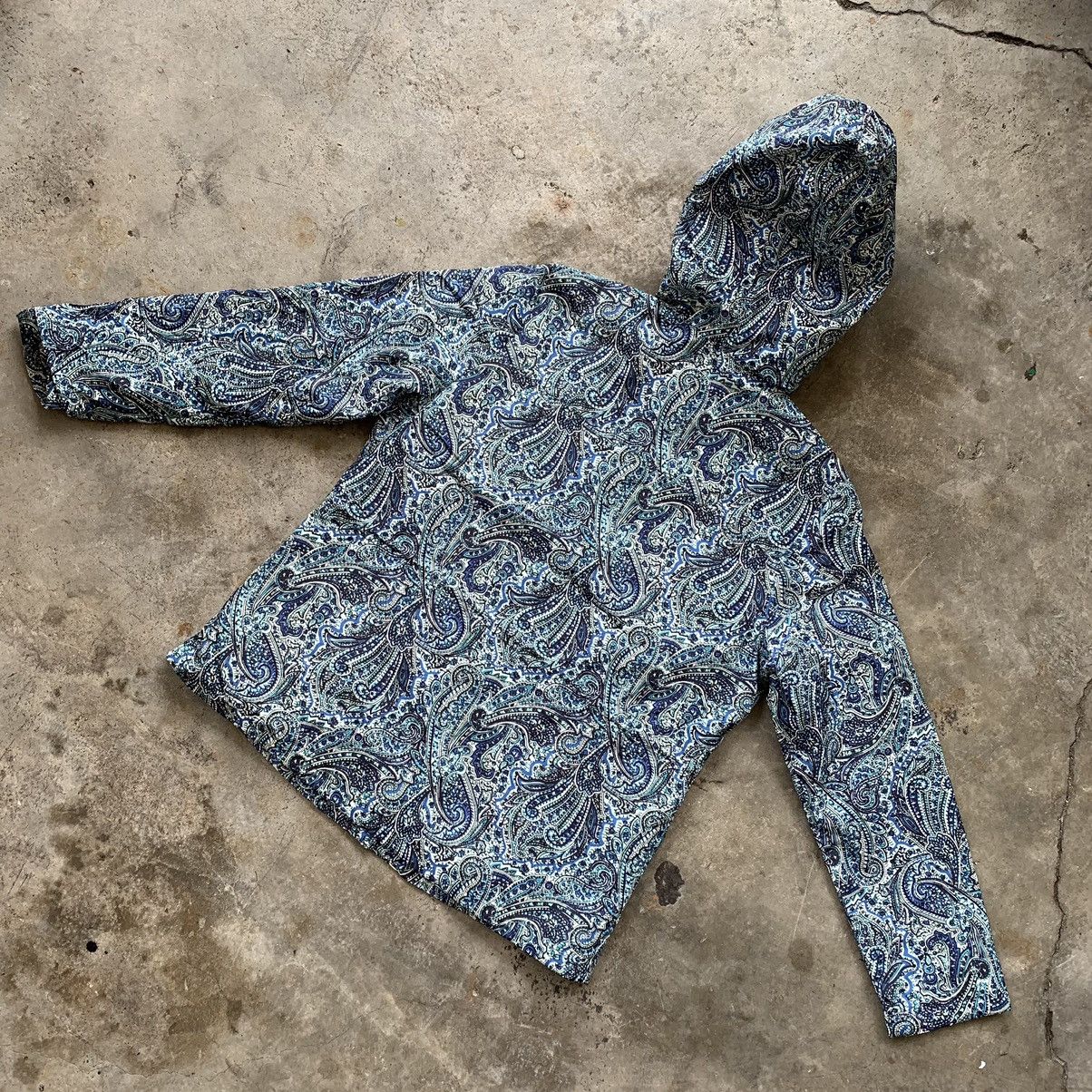 Japanese Brand Talbots Paisley button hoodie light jacket Size L / US 10 / IT 46 - 8 Thumbnail