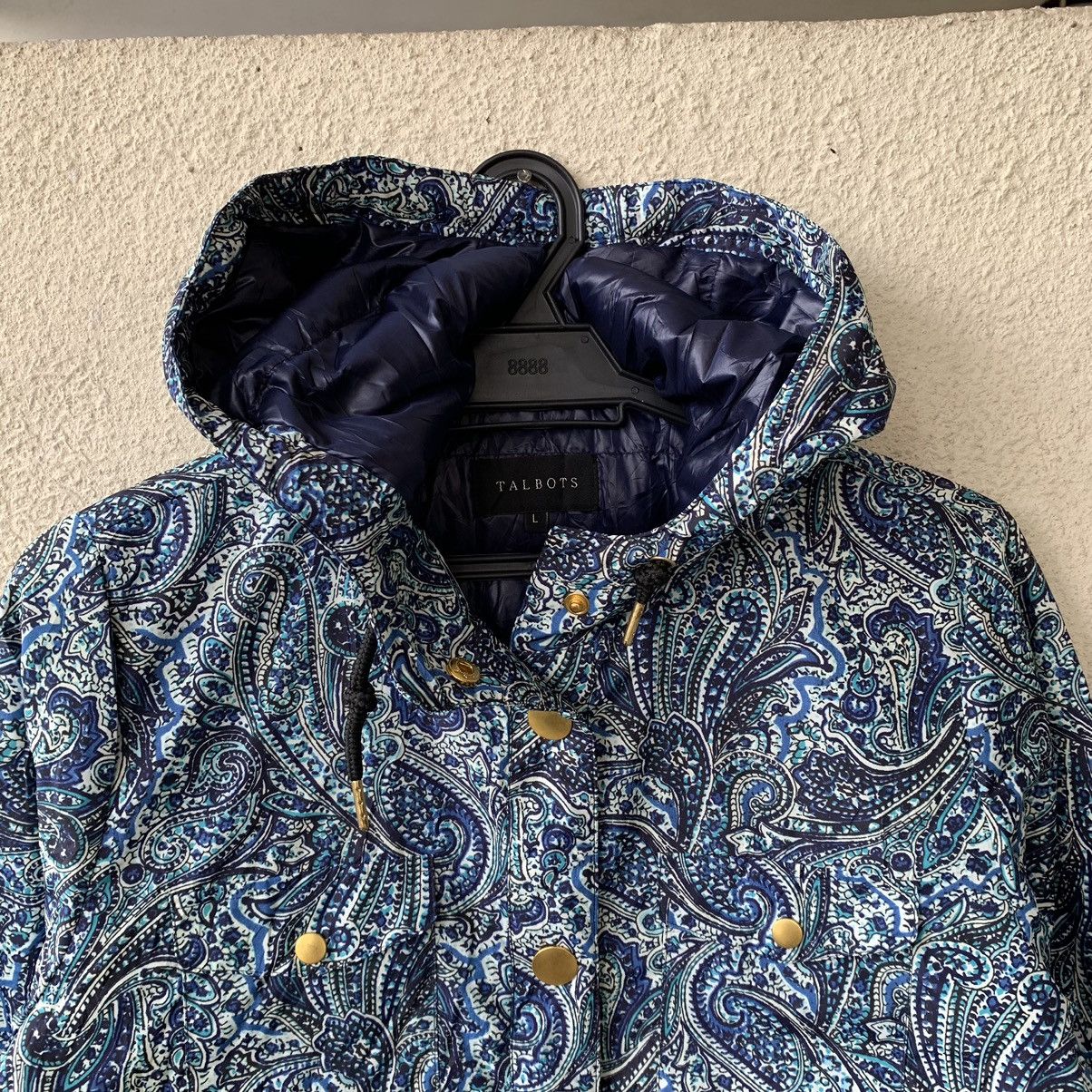 Japanese Brand Talbots Paisley button hoodie light jacket Size L / US 10 / IT 46 - 2 Thumbnail