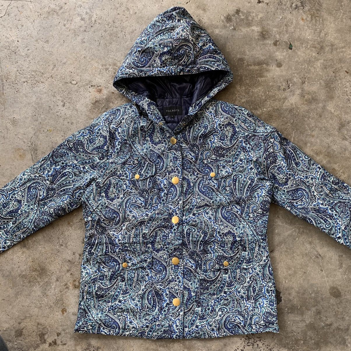 Japanese Brand Talbots Paisley button hoodie light jacket Size L / US 10 / IT 46 - 5 Thumbnail