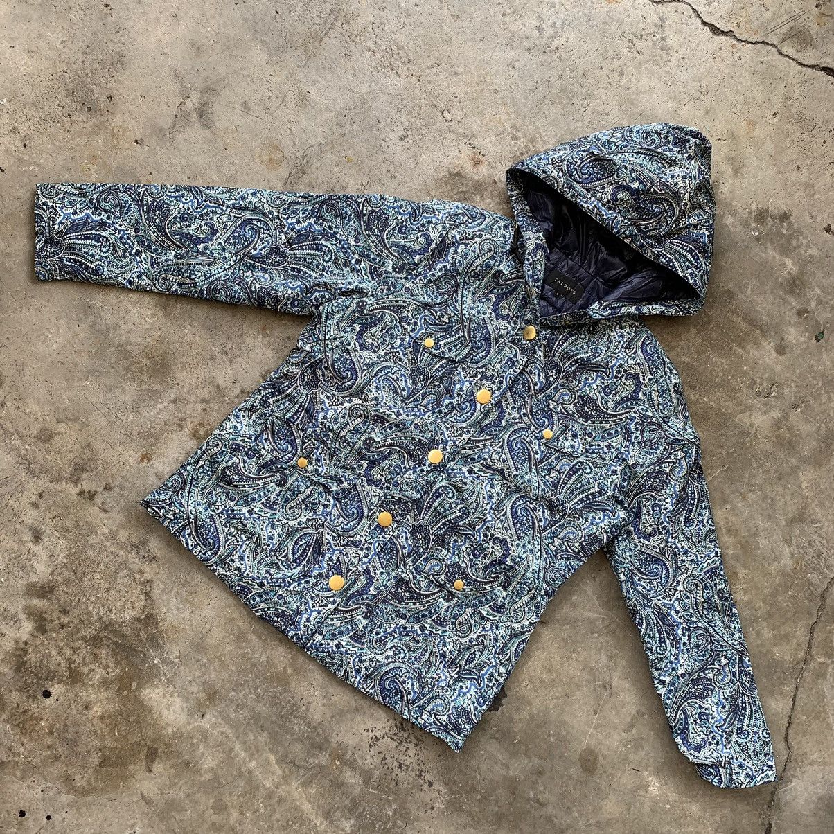 Japanese Brand Talbots Paisley button hoodie light jacket Size L / US 10 / IT 46 - 6 Thumbnail