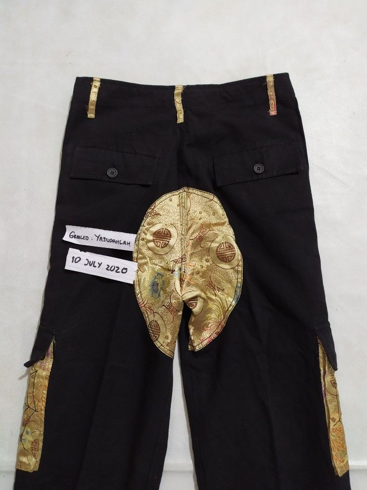 Japanese Brand 🔥SATORI Cargo Multi pocket Skull Skeleton Embroidered Pants Size US 30 / EU 46 - 7 Thumbnail