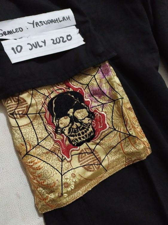 Japanese Brand 🔥SATORI Cargo Multi pocket Skull Skeleton Embroidered Pants Size US 30 / EU 46 - 4 Thumbnail