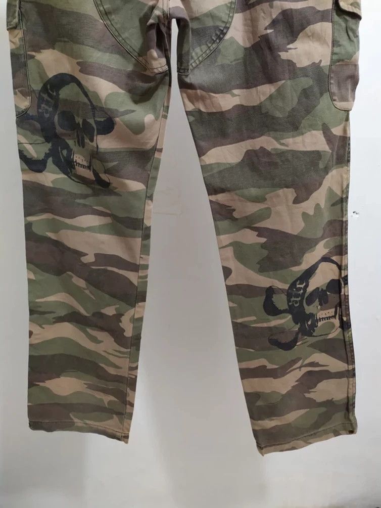 Japanese Brand 🔥In The Attic Skeleton Skull Print Cargo Multipocket Pants Size US 32 / EU 48 - 7 Thumbnail