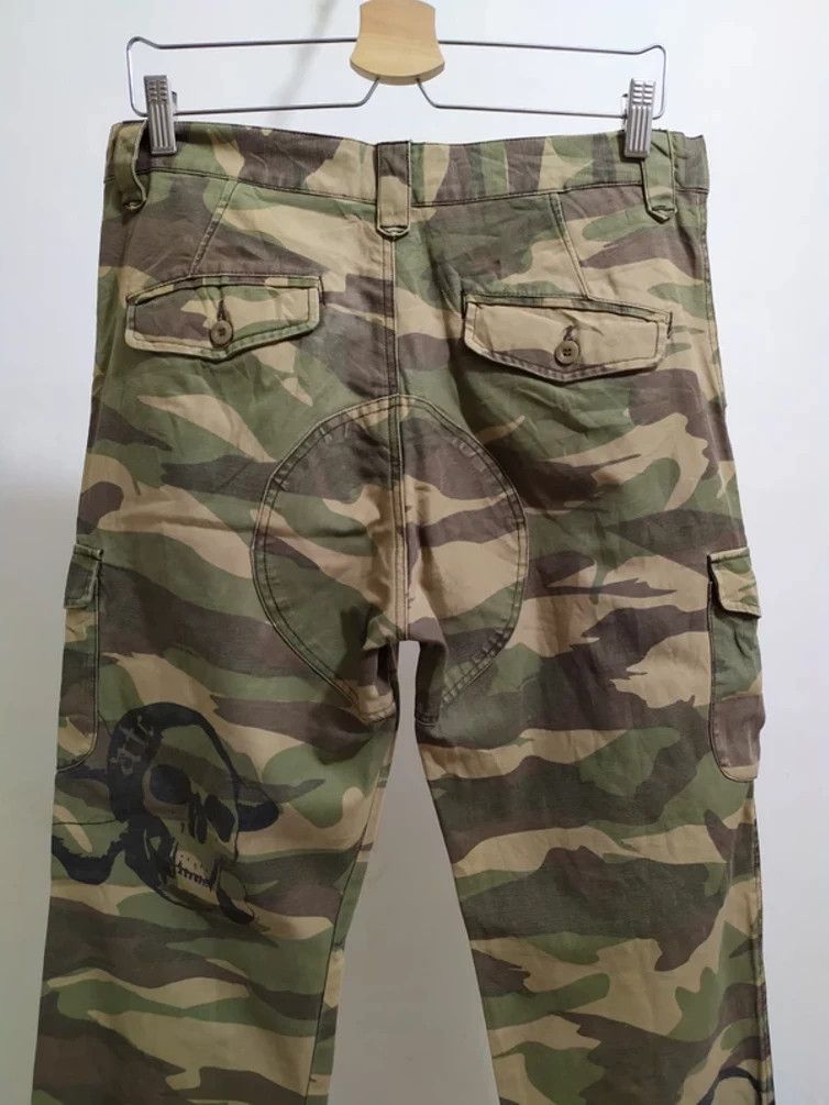 Japanese Brand 🔥In The Attic Skeleton Skull Print Cargo Multipocket Pants Size US 32 / EU 48 - 6 Thumbnail