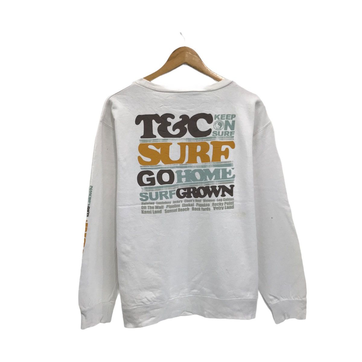 Japanese Brand T&C Surf Design Hawaii Jumper Sweatshirt Size US XL / EU 56 / 4 - 1 Thumbnail