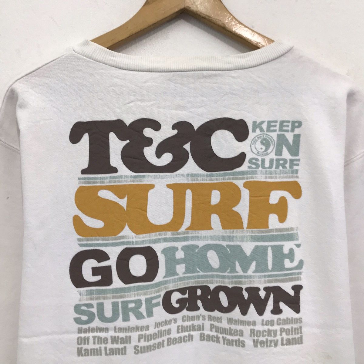 Japanese Brand T&C Surf Design Hawaii Jumper Sweatshirt Size US XL / EU 56 / 4 - 3 Thumbnail