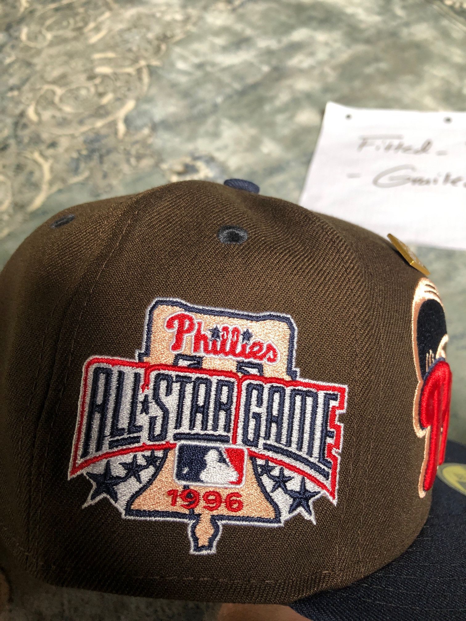 Capsule × New Era 7 1/8 Philadelphia Phillies 1996 All Star Game Brown 2 Tone Size ONE SIZE - 3 Thumbnail