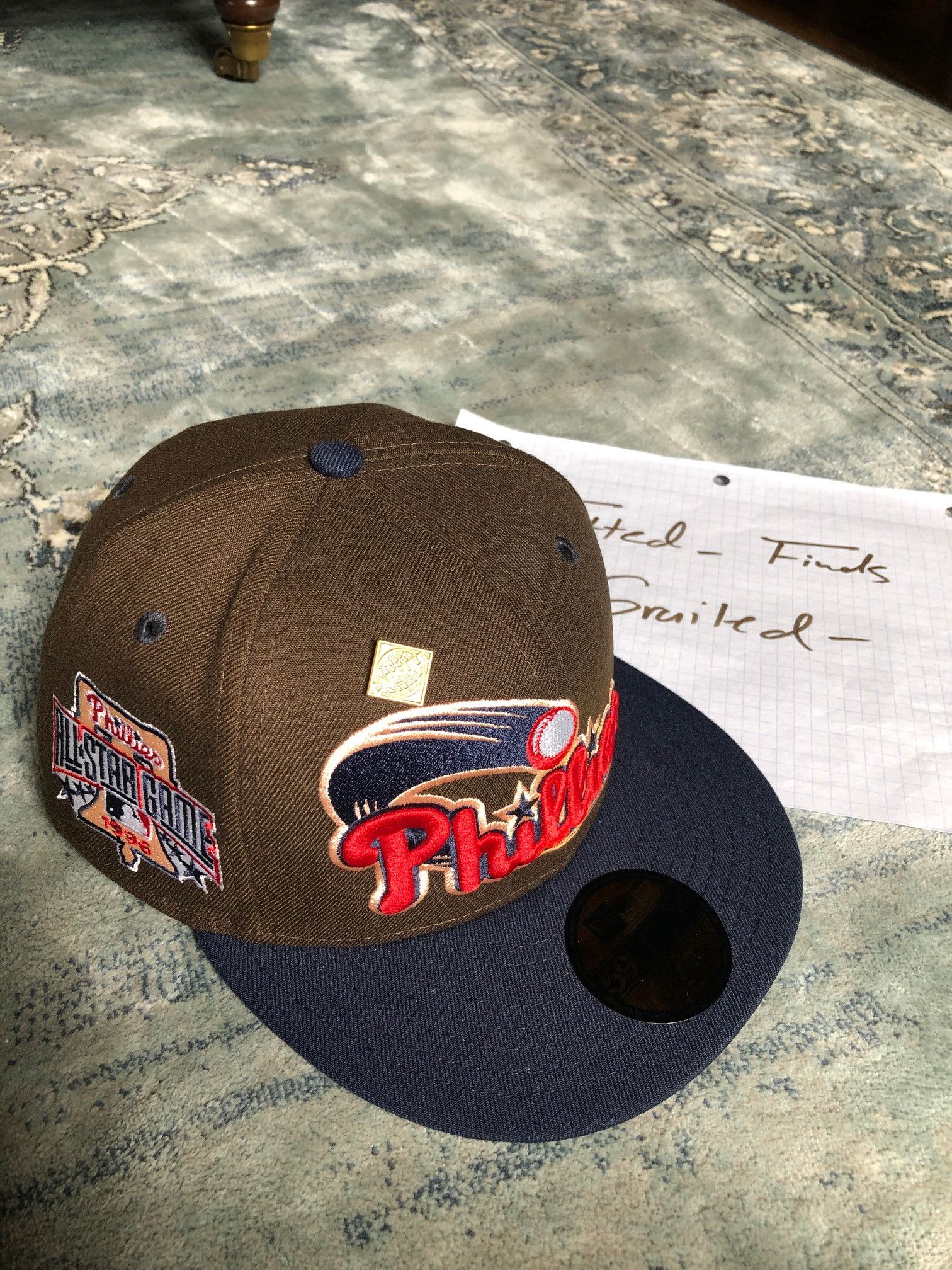 Capsule × New Era 7 1/8 Philadelphia Phillies 1996 All Star Game Brown 2 Tone Size ONE SIZE - 1 Thumbnail