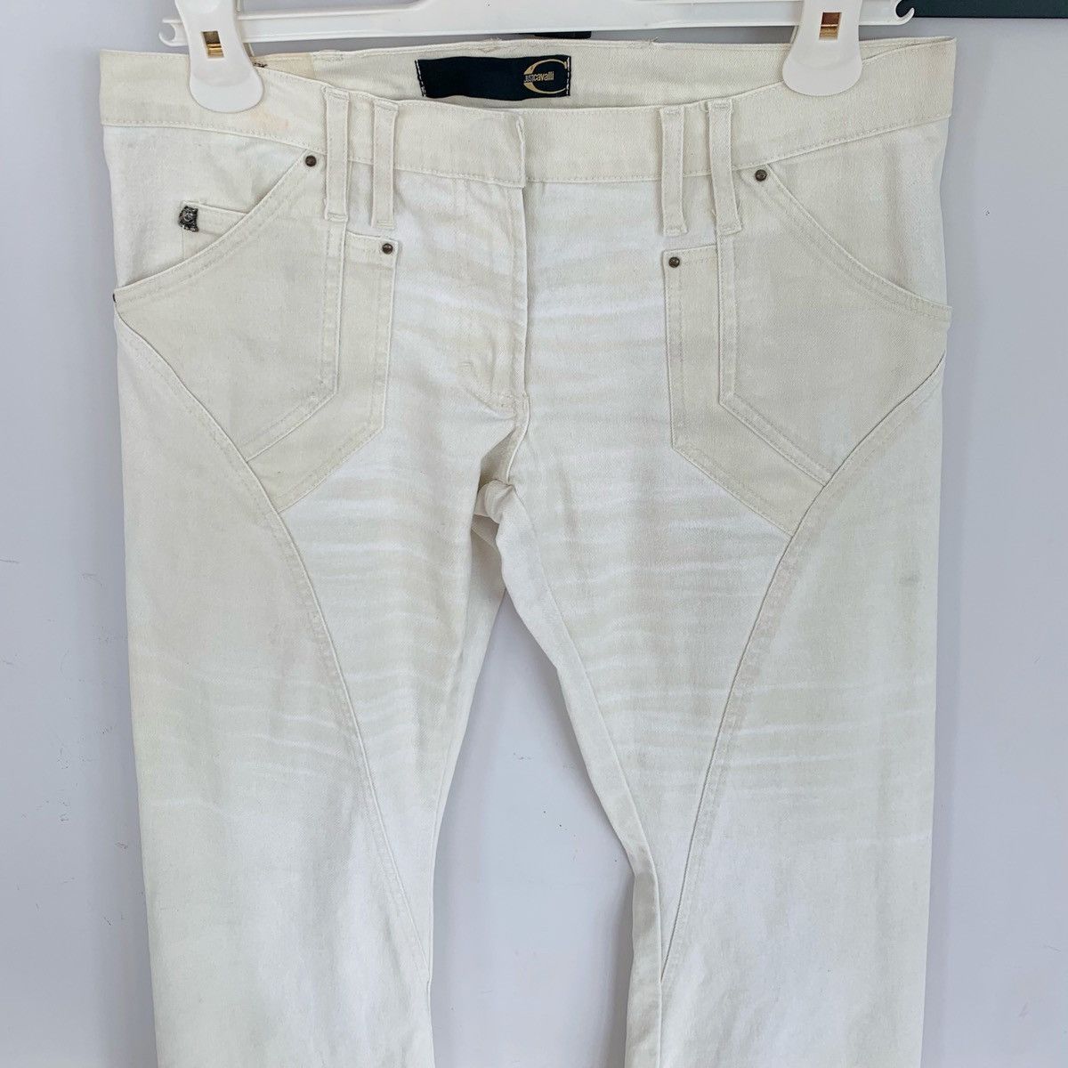 Just Cavalli Vintage Roberto Cavalli Jeans Pants Printed y2k Low Rise Size 30" / US 8 / IT 44 - 9 Thumbnail