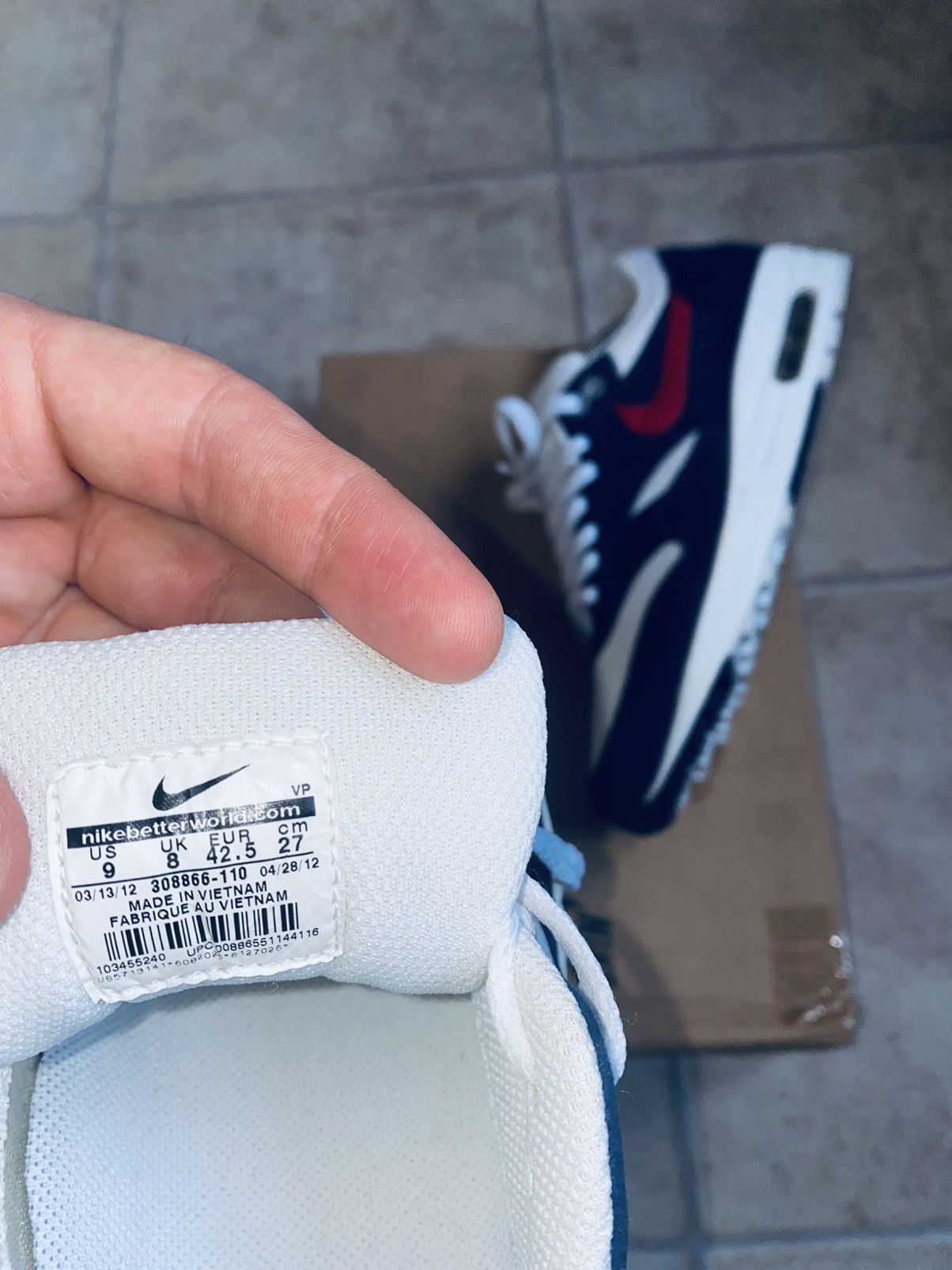 Nike × atmos NikeLab Air Max 1 Parra Clot Atmos Concepts Size US 9 / EU 42 - 13 Thumbnail
