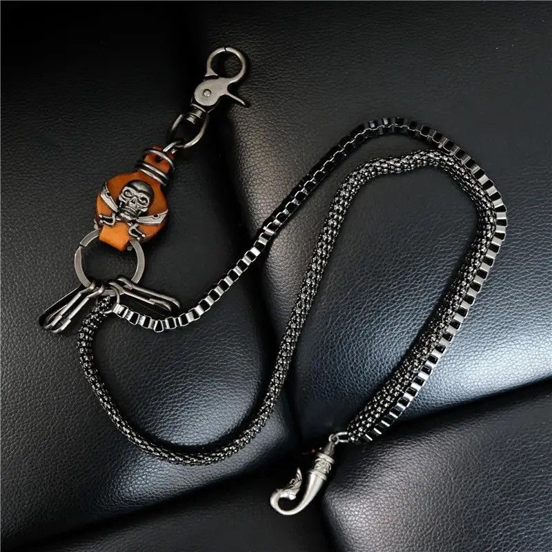 Other New Skull Biker Jean Wallet Belts Gun black Size ONE SIZE - 3 Thumbnail