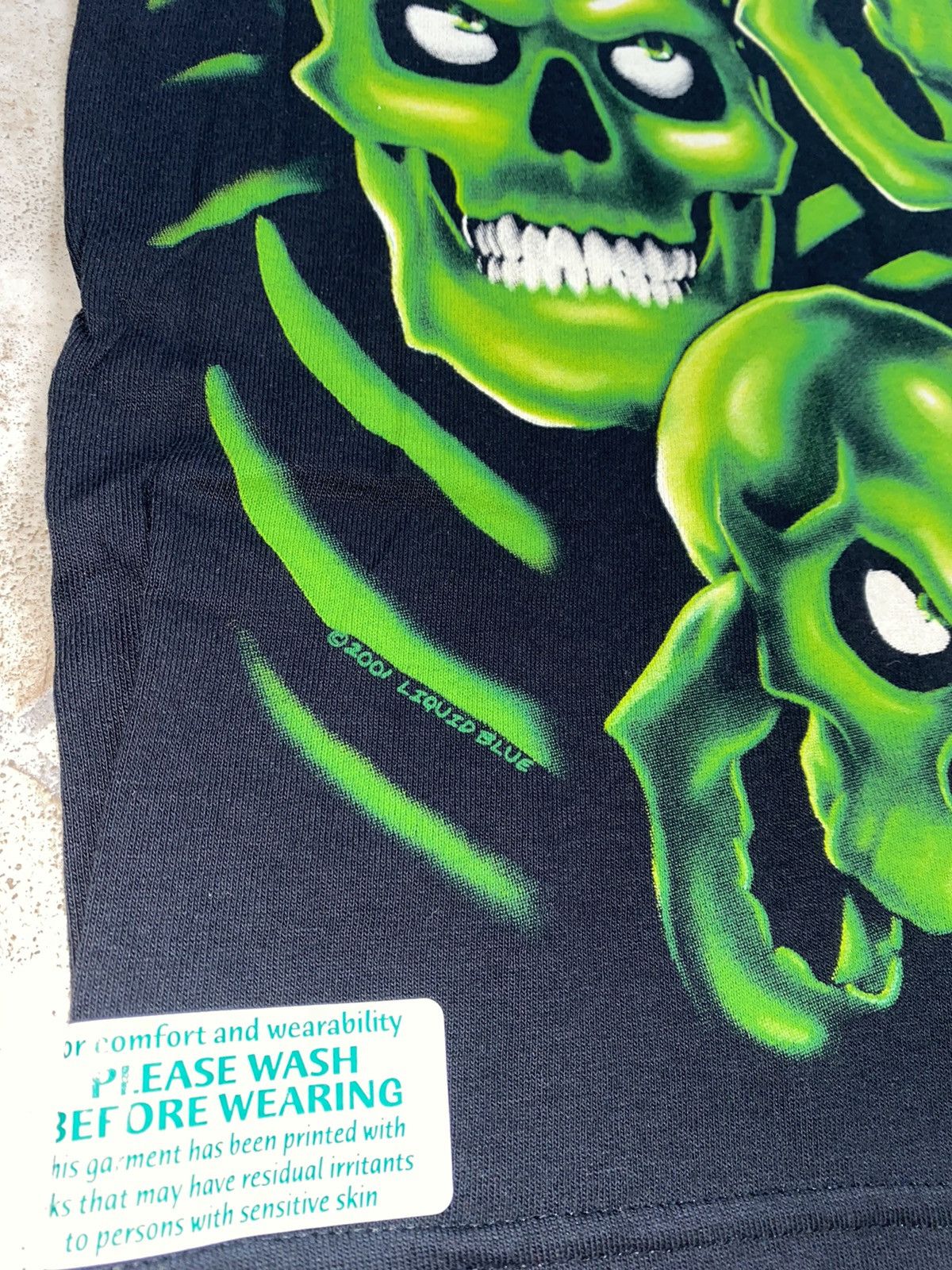 Liquid Blue Skull Pile Og 2001 Glow in Dark Carhartt Size US XL / EU 56 / 4 - 6 Thumbnail
