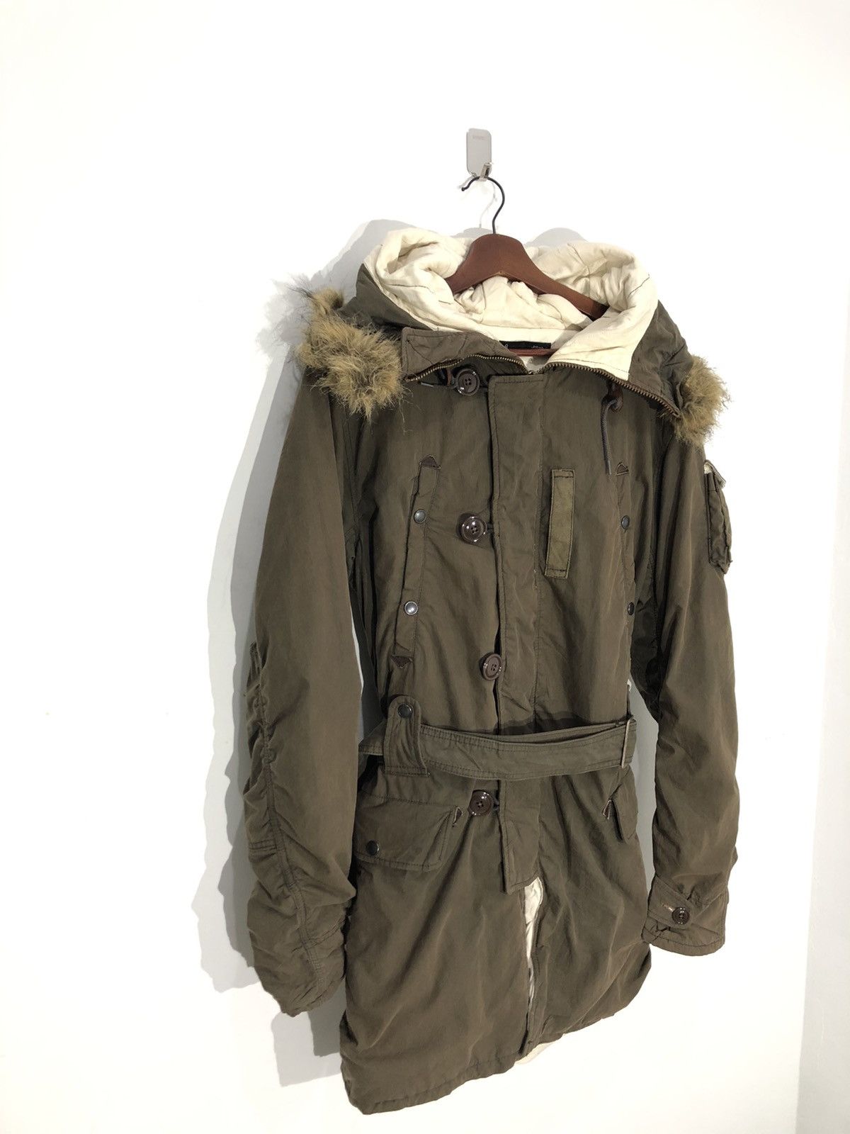 Japanese Brand John Bull Parka Hoodies Green Army Size L / US 10 / IT 46 - 3 Thumbnail