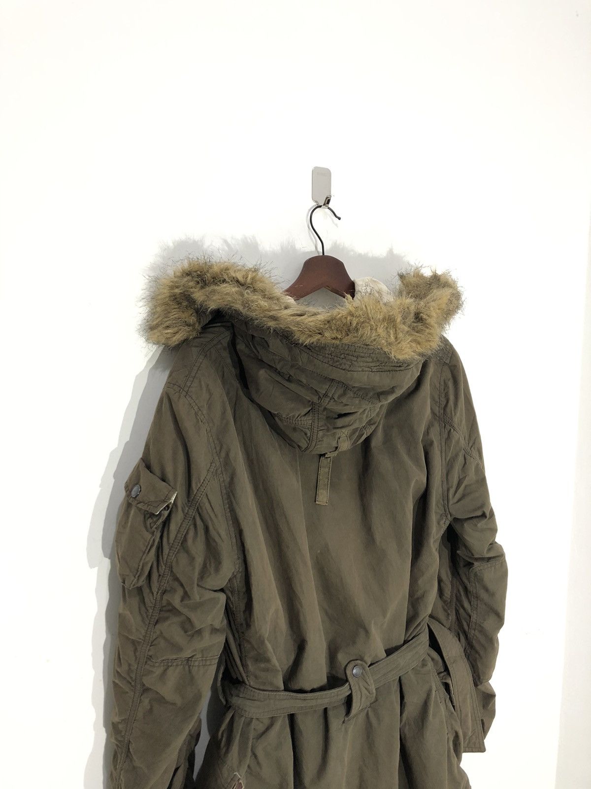 Japanese Brand John Bull Parka Hoodies Green Army Size L / US 10 / IT 46 - 7 Thumbnail