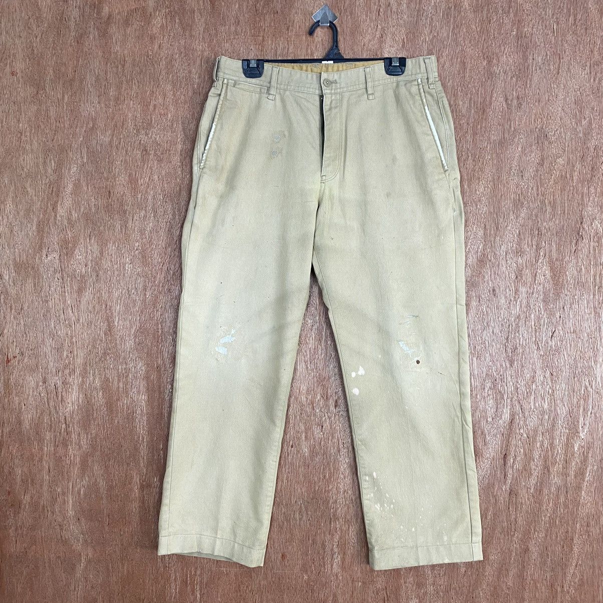 Japanese Brand Topvalu Brown Multipocket Cargo Pants #c771 Size US 30 / EU 46 - 1 Thumbnail