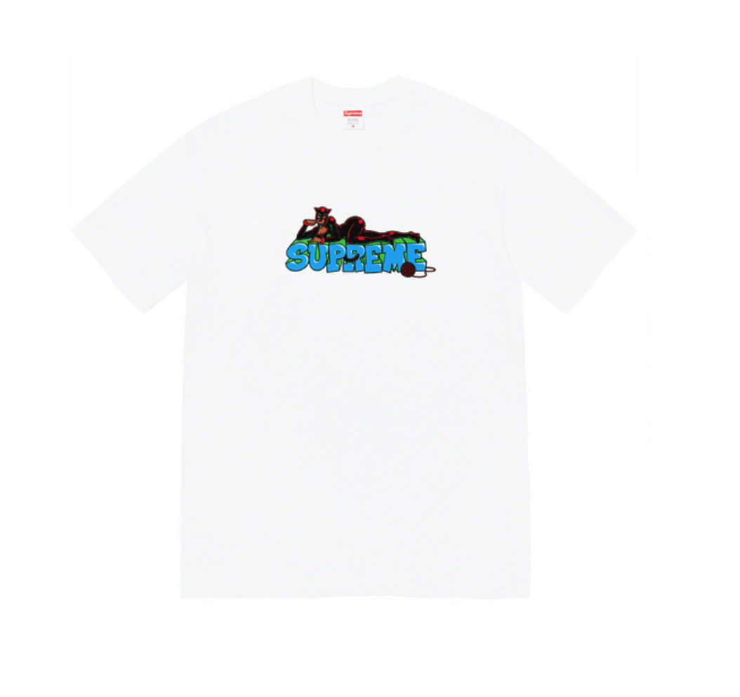 image of Supreme Catwoman Tee White • Xl, Men's