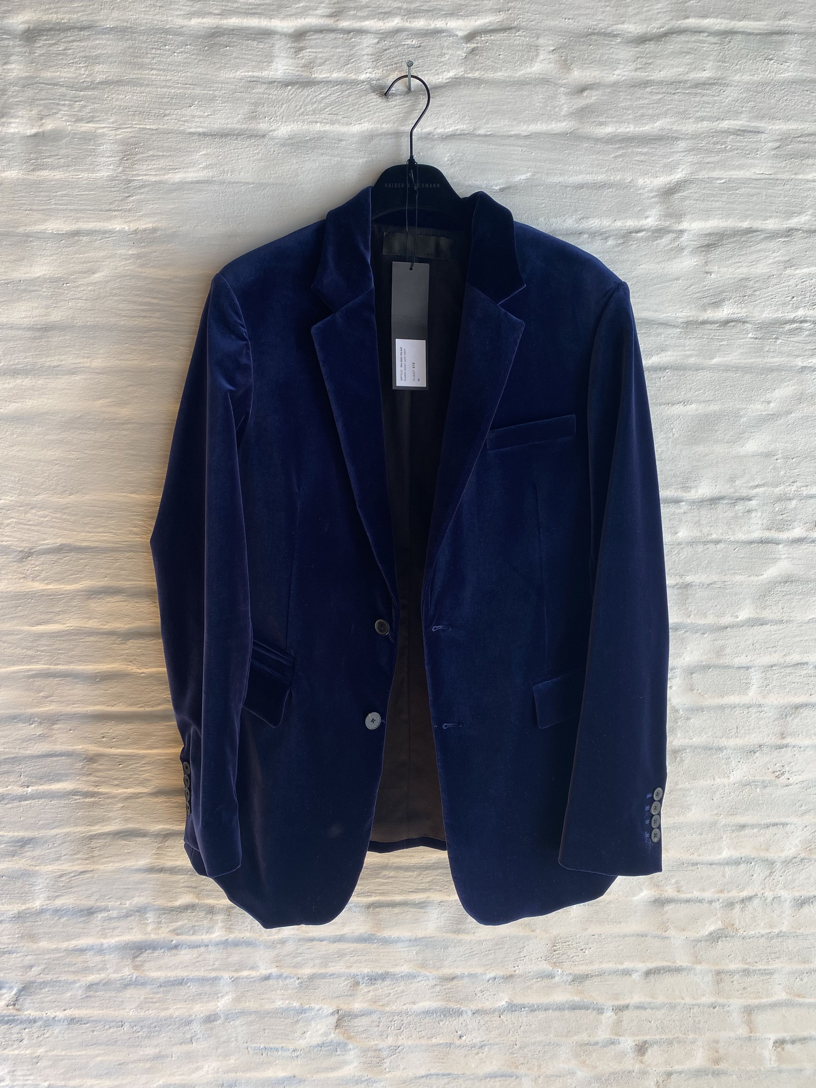 Haider Ackermann Haider Velvet Blazer Size 54 Size US L / EU 52-54 / 3 - 1 Thumbnail