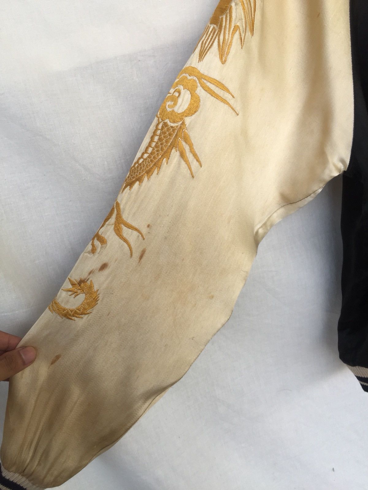Tailor Toyo 80s 🇯🇵 Map Dragon Embroidery Rayon 2 Side Sukajan Size US M / EU 48-50 / 2 - 9 Thumbnail